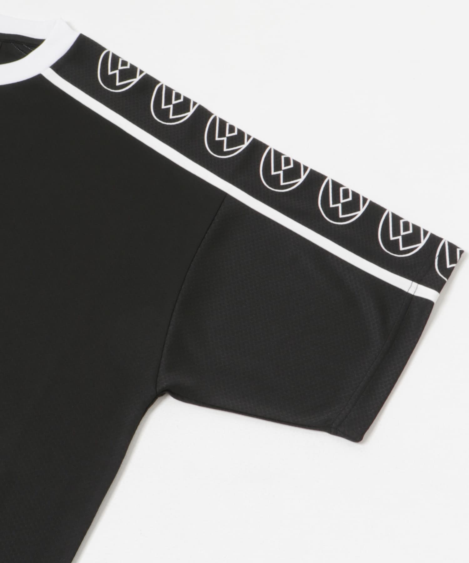 LOTTO　LOGO PRA-SHIRTS BLACK M