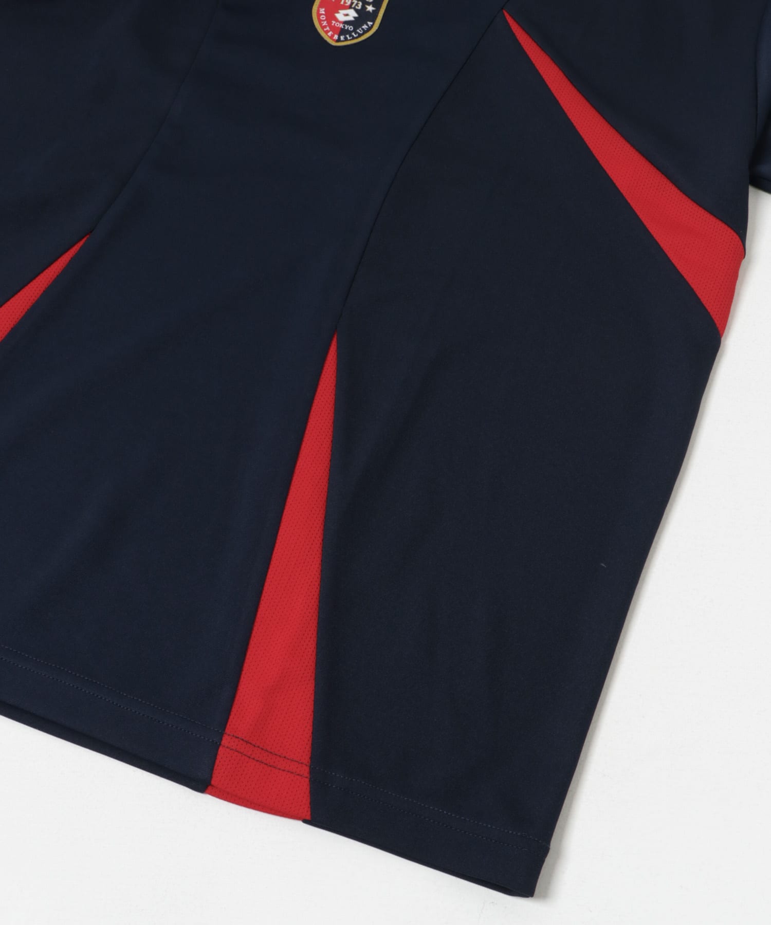 LOTTO　PANEL GAME SHIRTS NVY×RED M