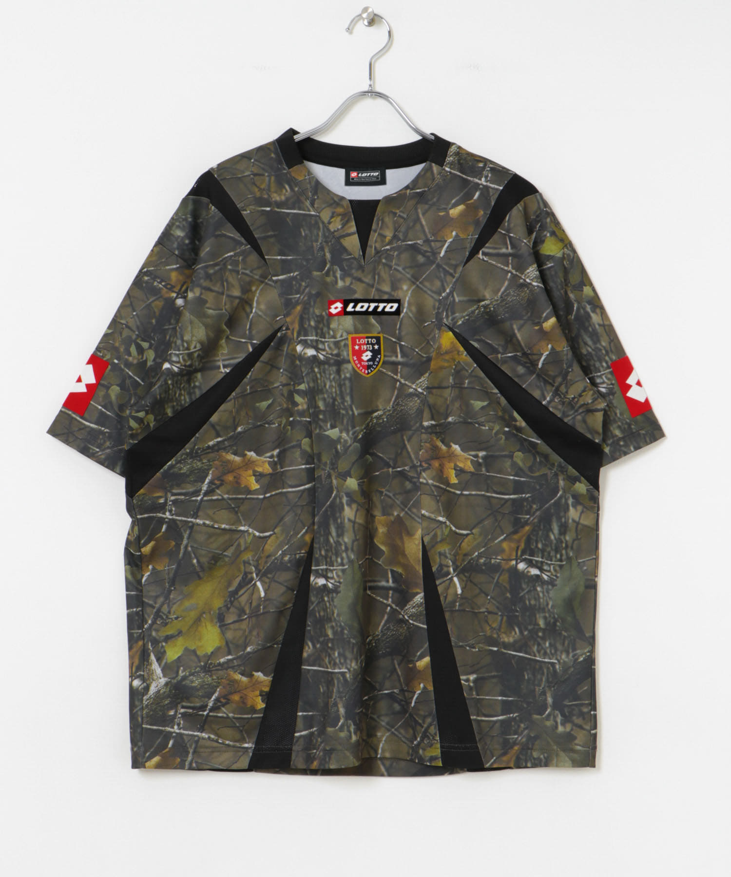 LOTTO　PANEL GAME SHIRTS CAMO M
