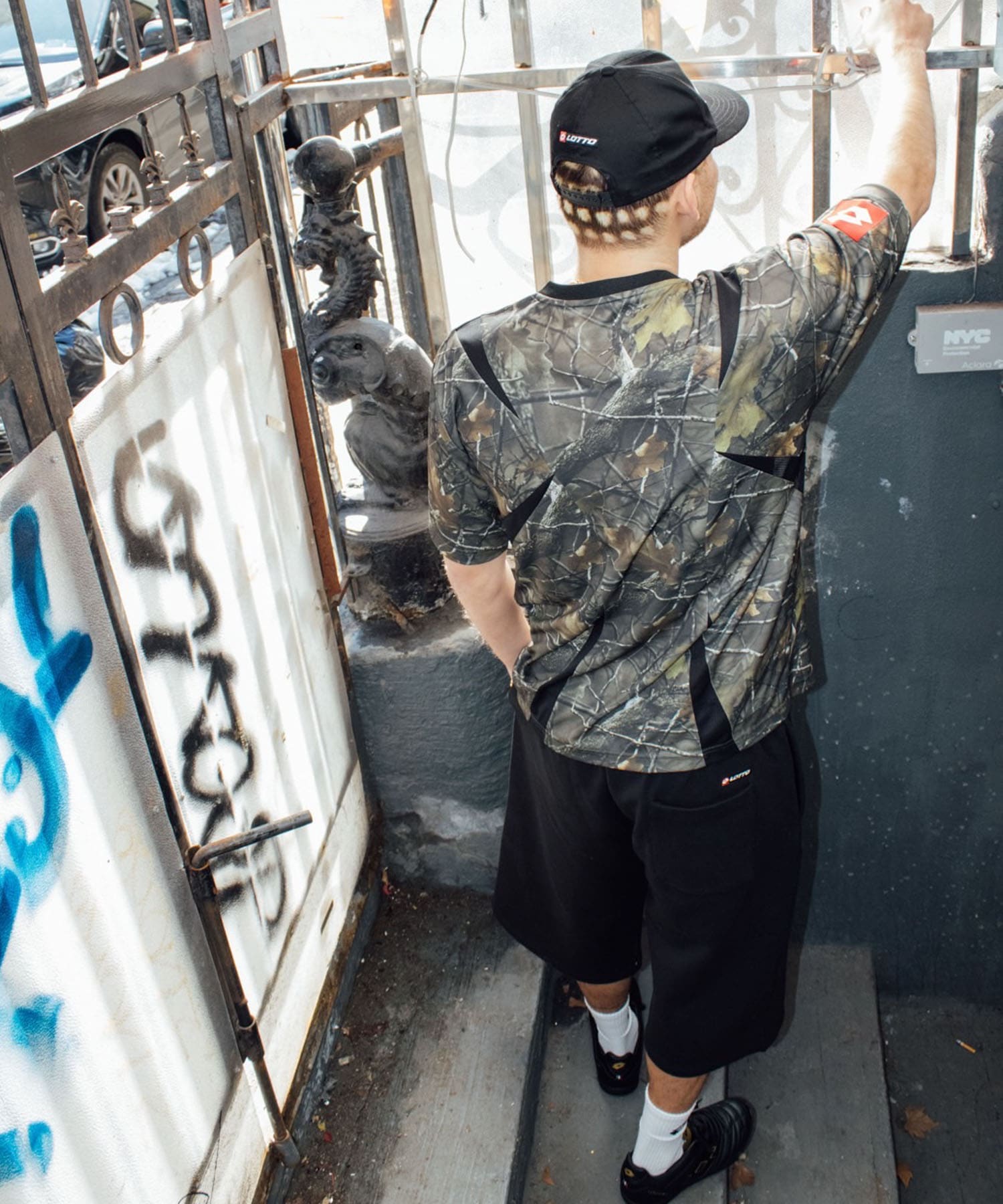 LOTTO　PANEL GAME SHIRTS CAMO M