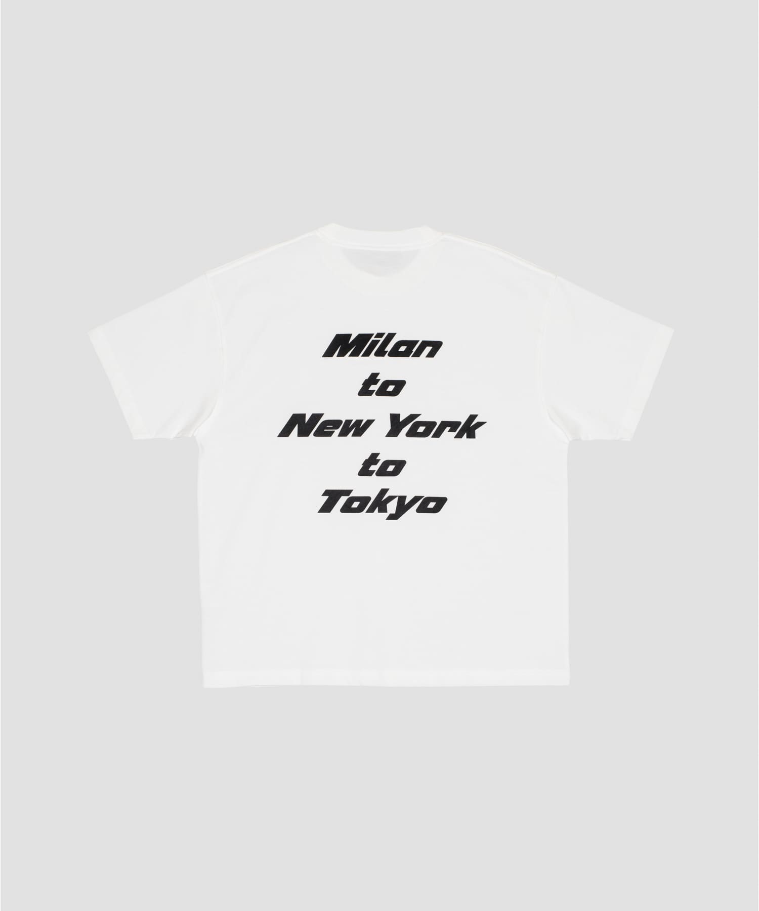 LOTTO　MILAN NY BACK PRINT T-SHIRTS WHITE M