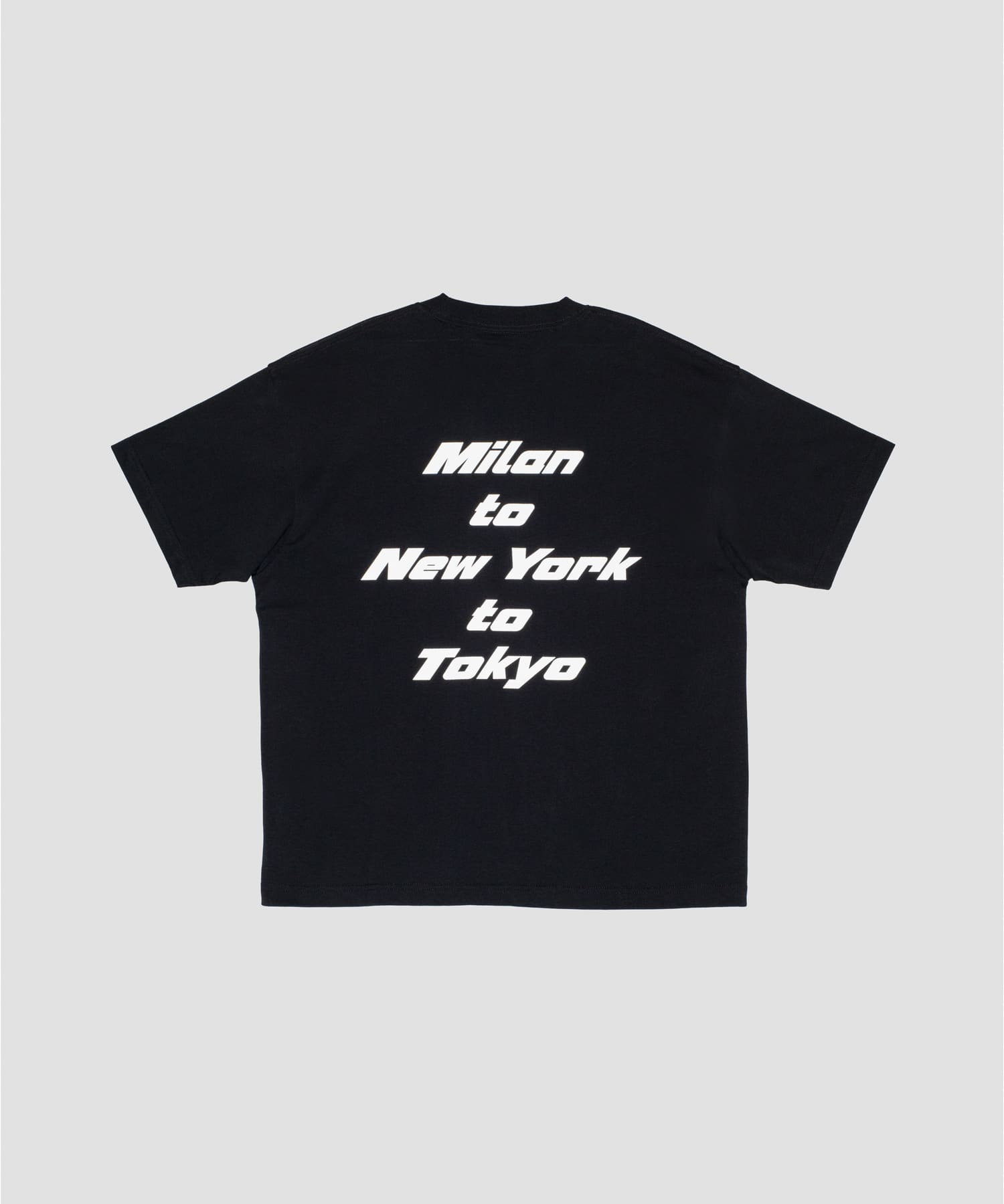 LOTTO　MILAN NY BACK PRINT T-SHIRTS BLACK M
