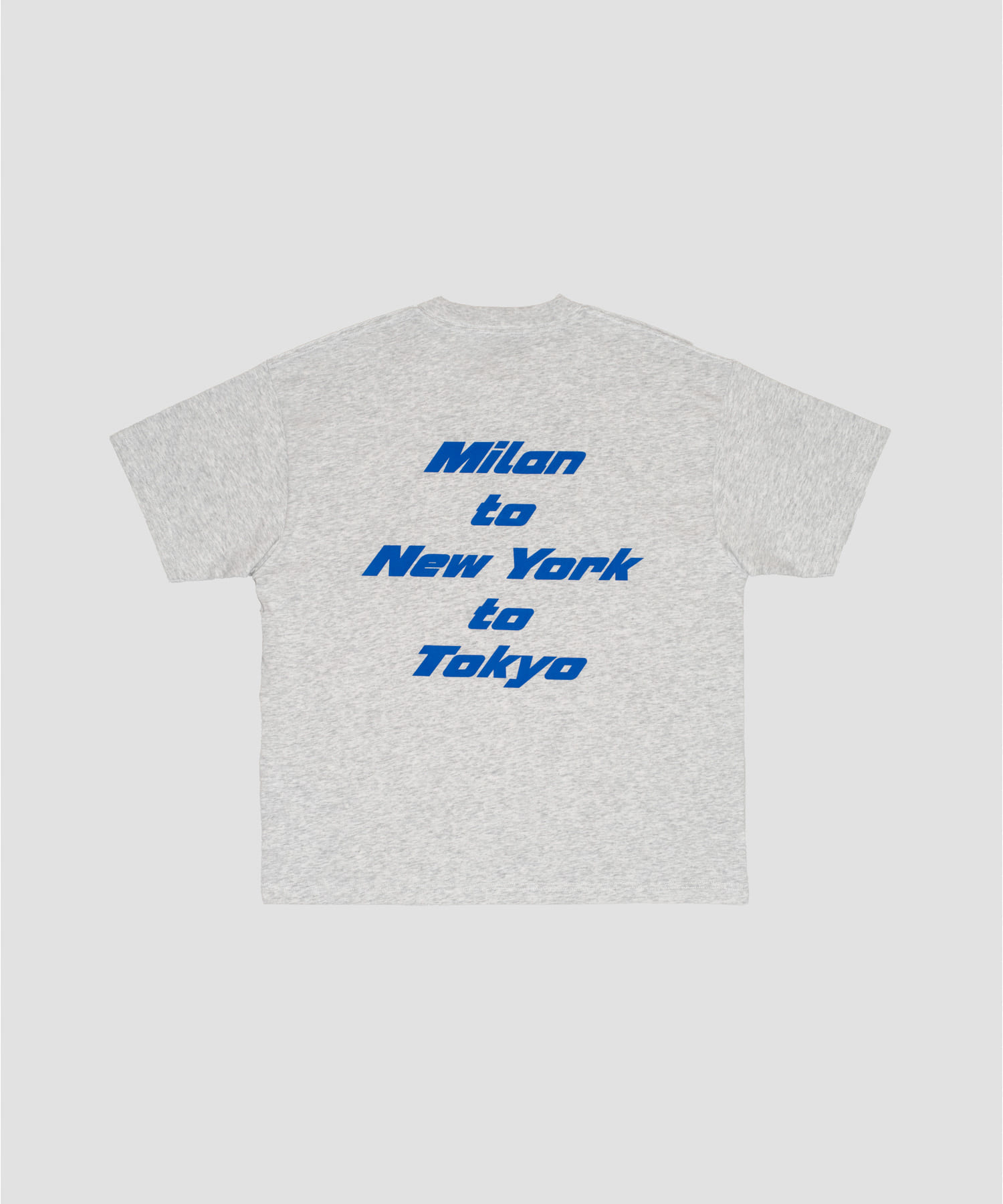 LOTTO　MILAN NY BACK PRINT T-SHIRTS GRAY M