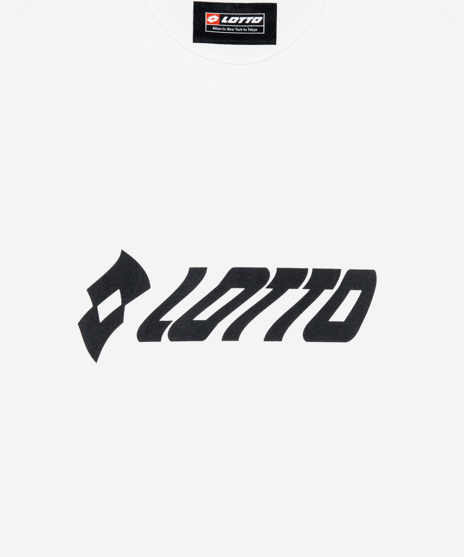 LOTTO　WAVE FRONT PRINT T-SHIRTS WHITE M