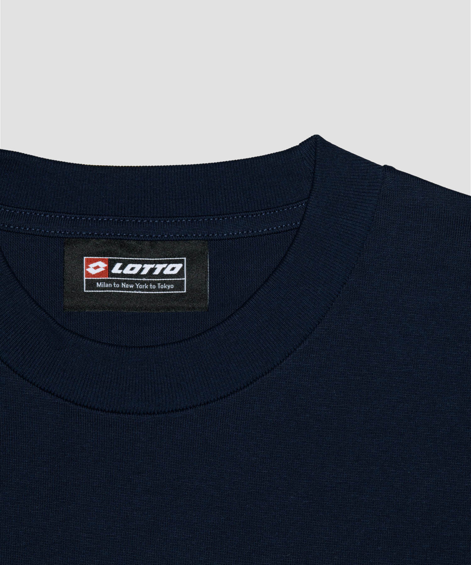LOTTO　WAVE FRONT PRINT T-SHIRTS NAVY M