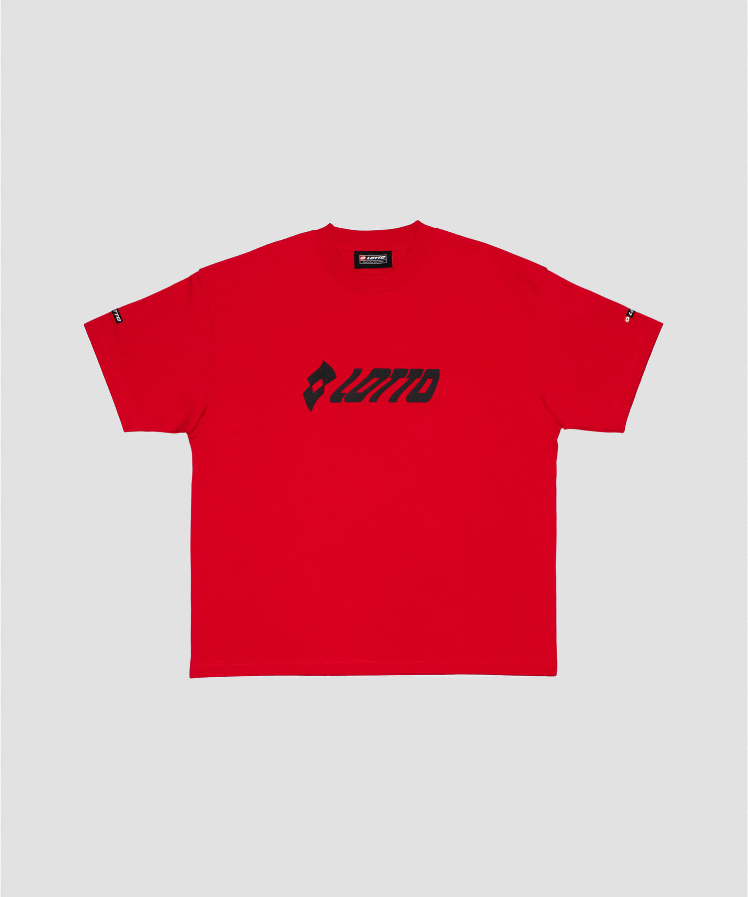 LOTTO　WAVE FRONT PRINT T-SHIRTS RED M