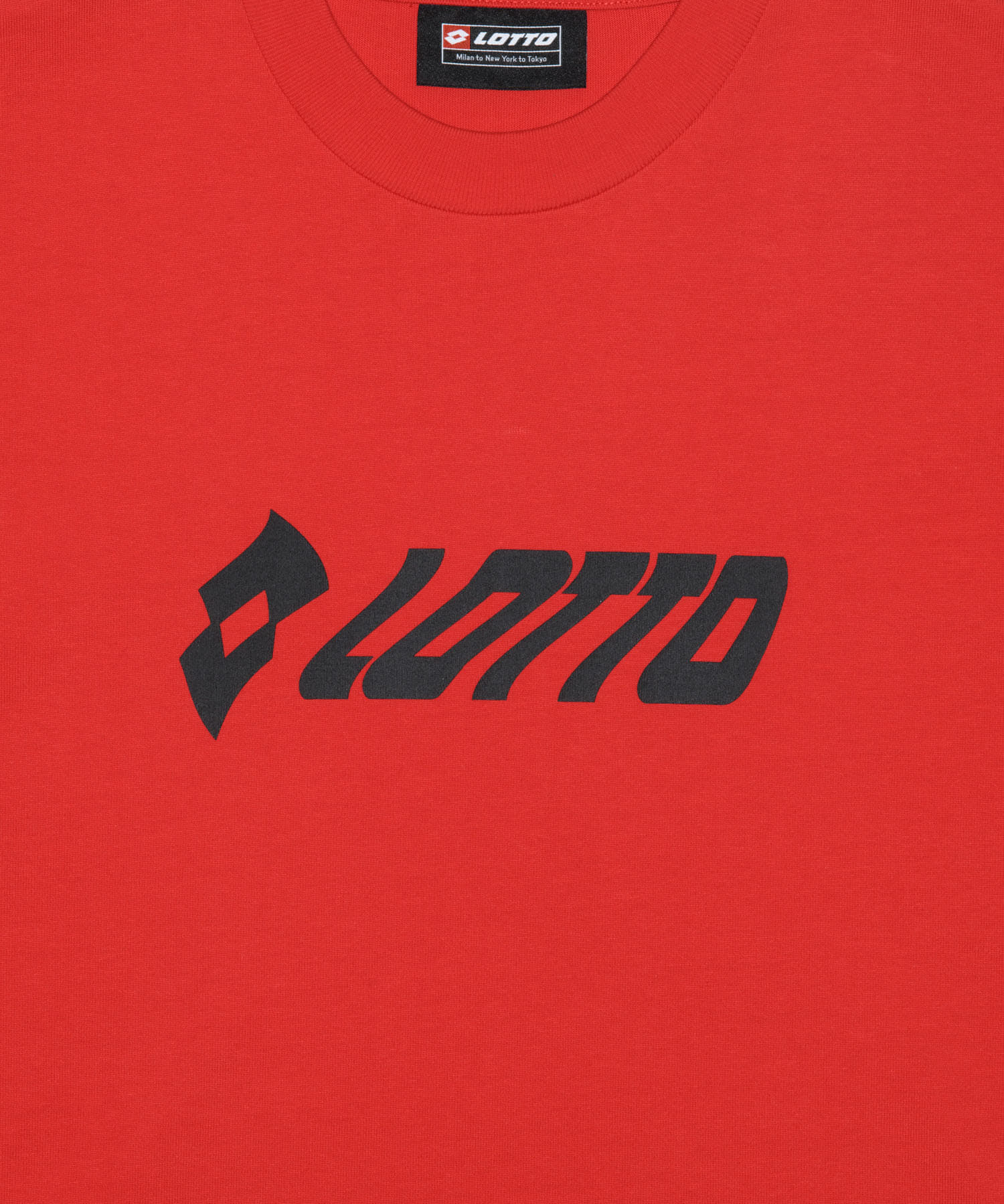 LOTTO　WAVE FRONT PRINT T-SHIRTS RED M