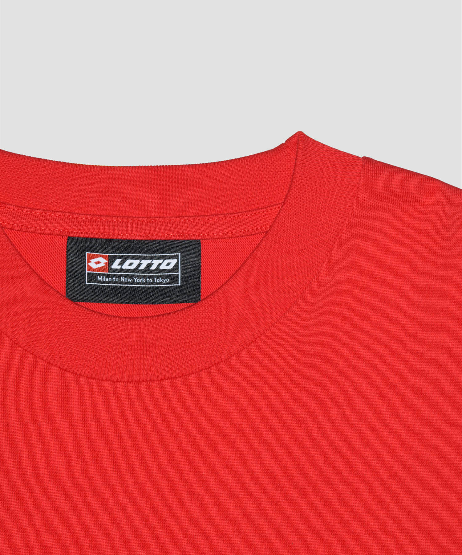 LOTTO　WAVE FRONT PRINT T-SHIRTS RED M