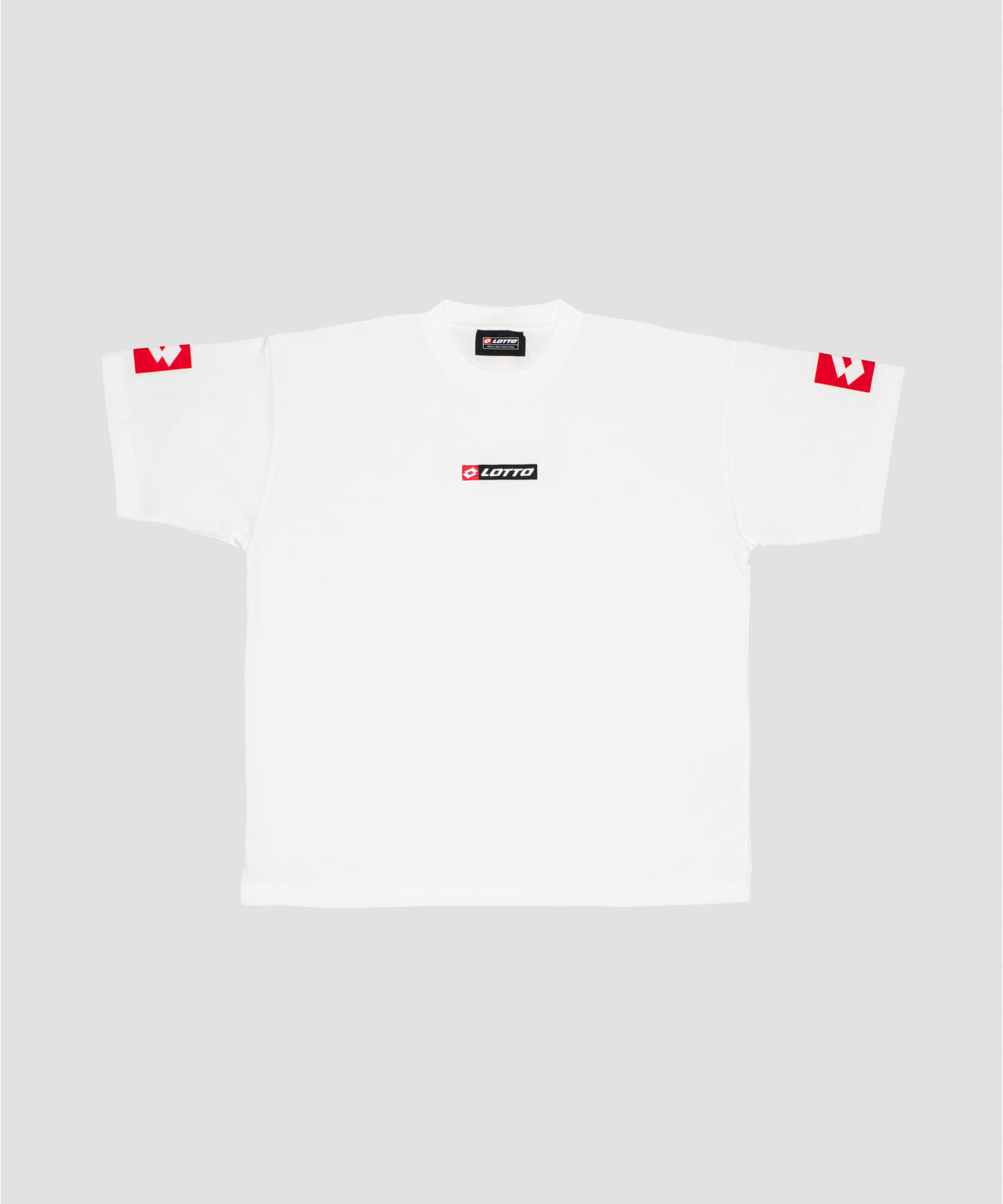 LOTTO　QUICK DRY LOGO T-SHIRTS WHITE M