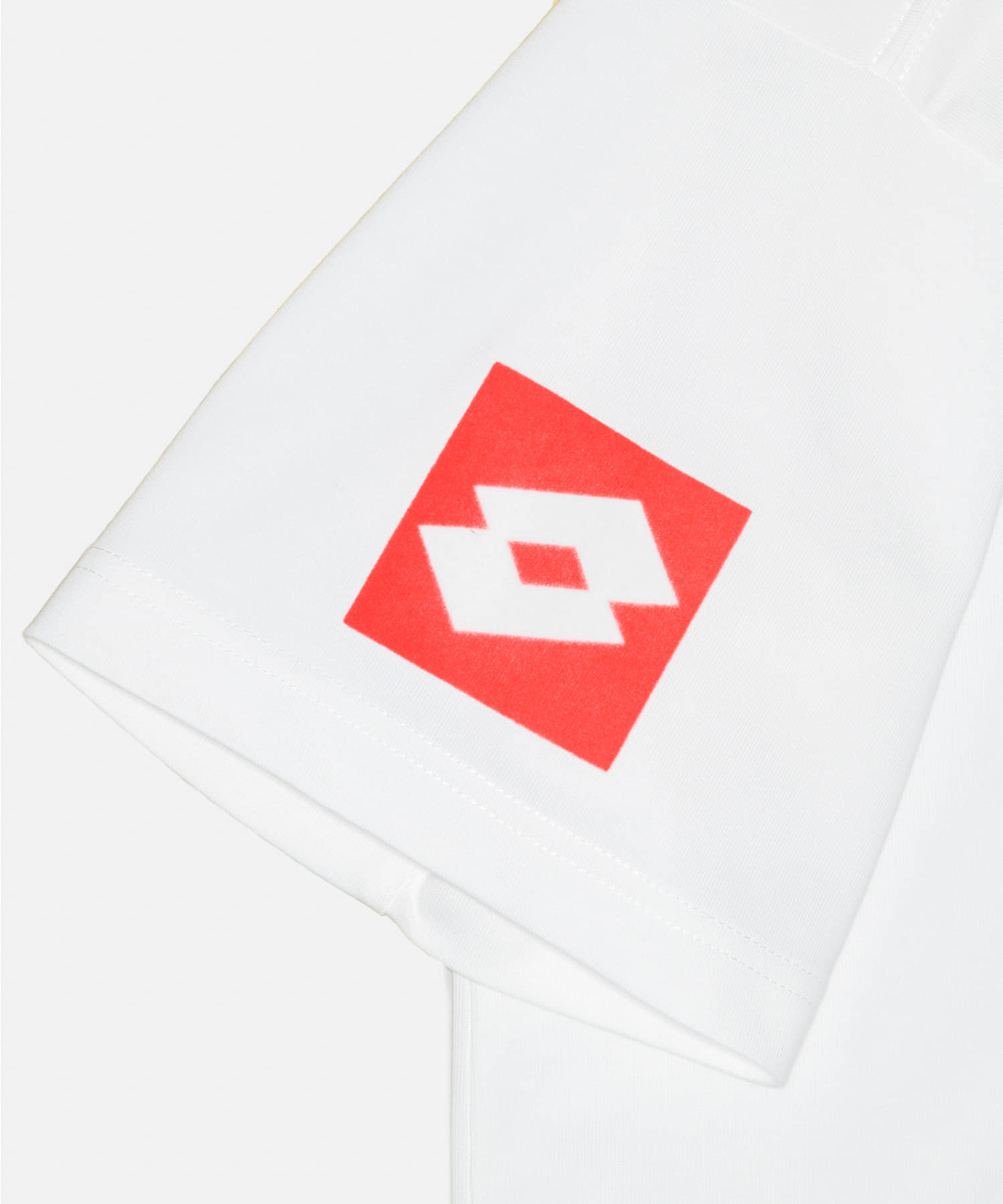 LOTTO　QUICK DRY LOGO T-SHIRTS WHITE M