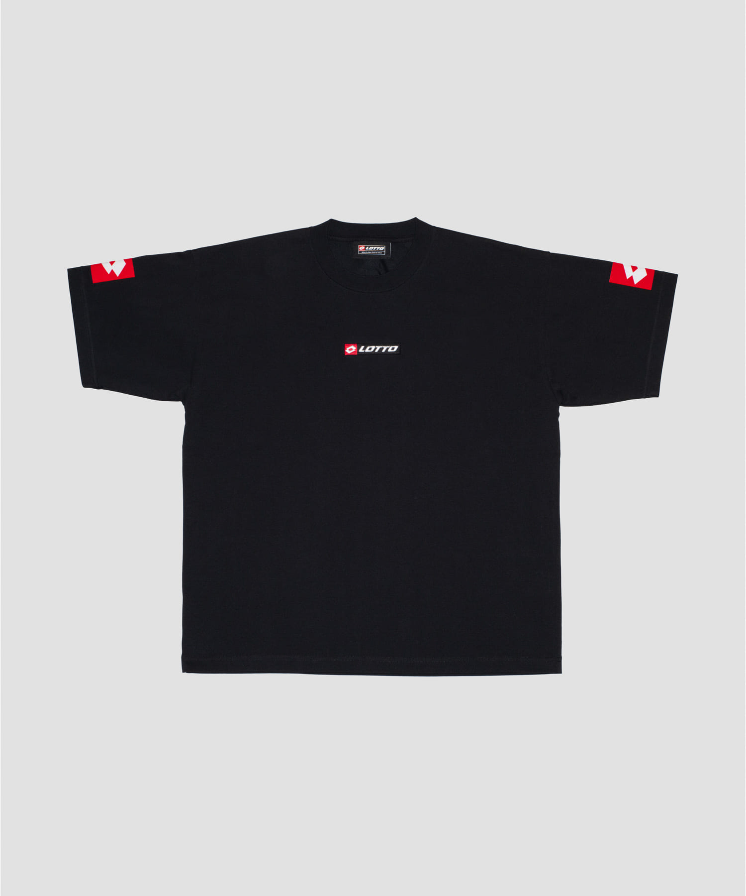 LOTTO　QUICK DRY LOGO T-SHIRTS BLACK M
