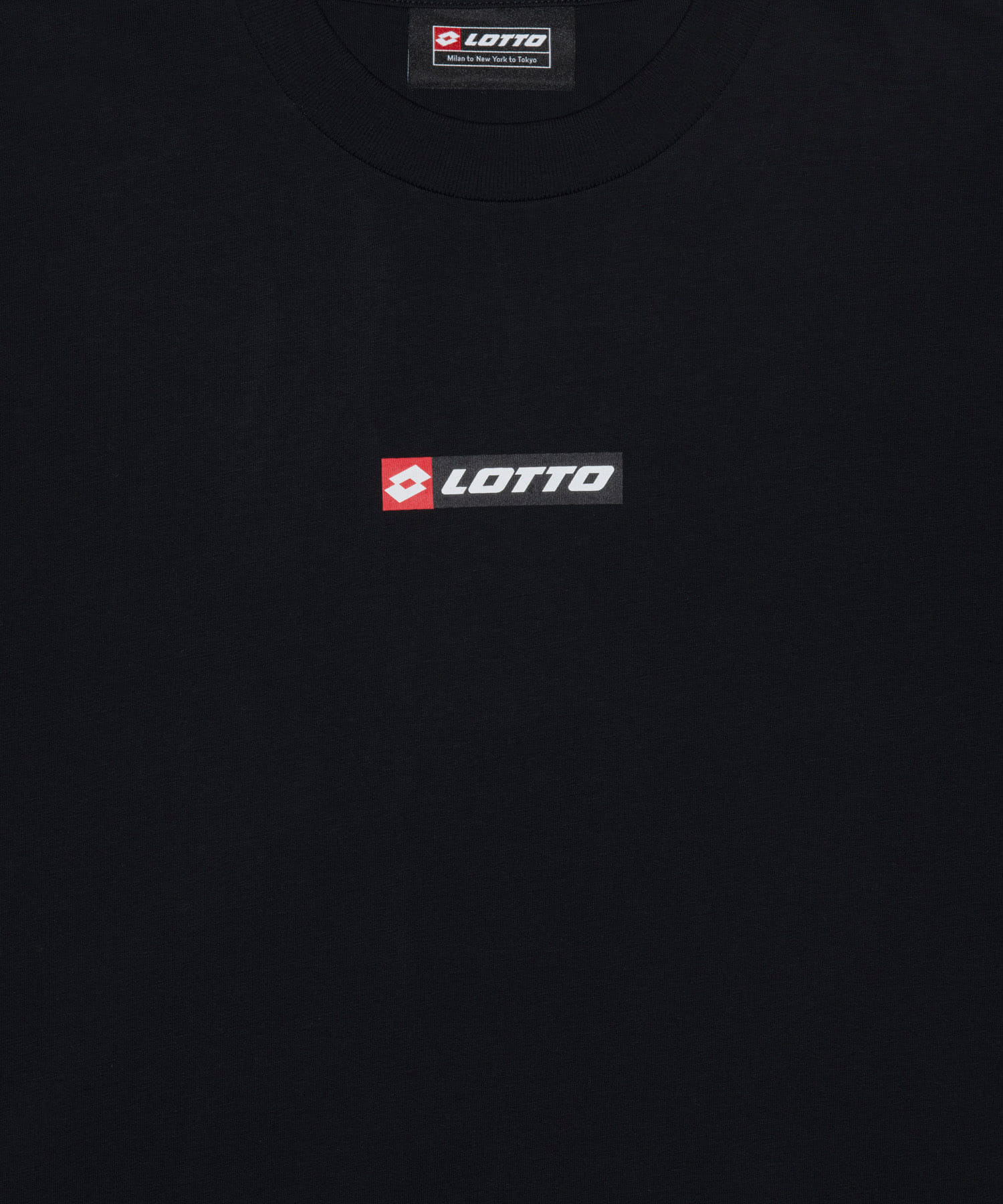 LOTTO　QUICK DRY LOGO T-SHIRTS BLACK M
