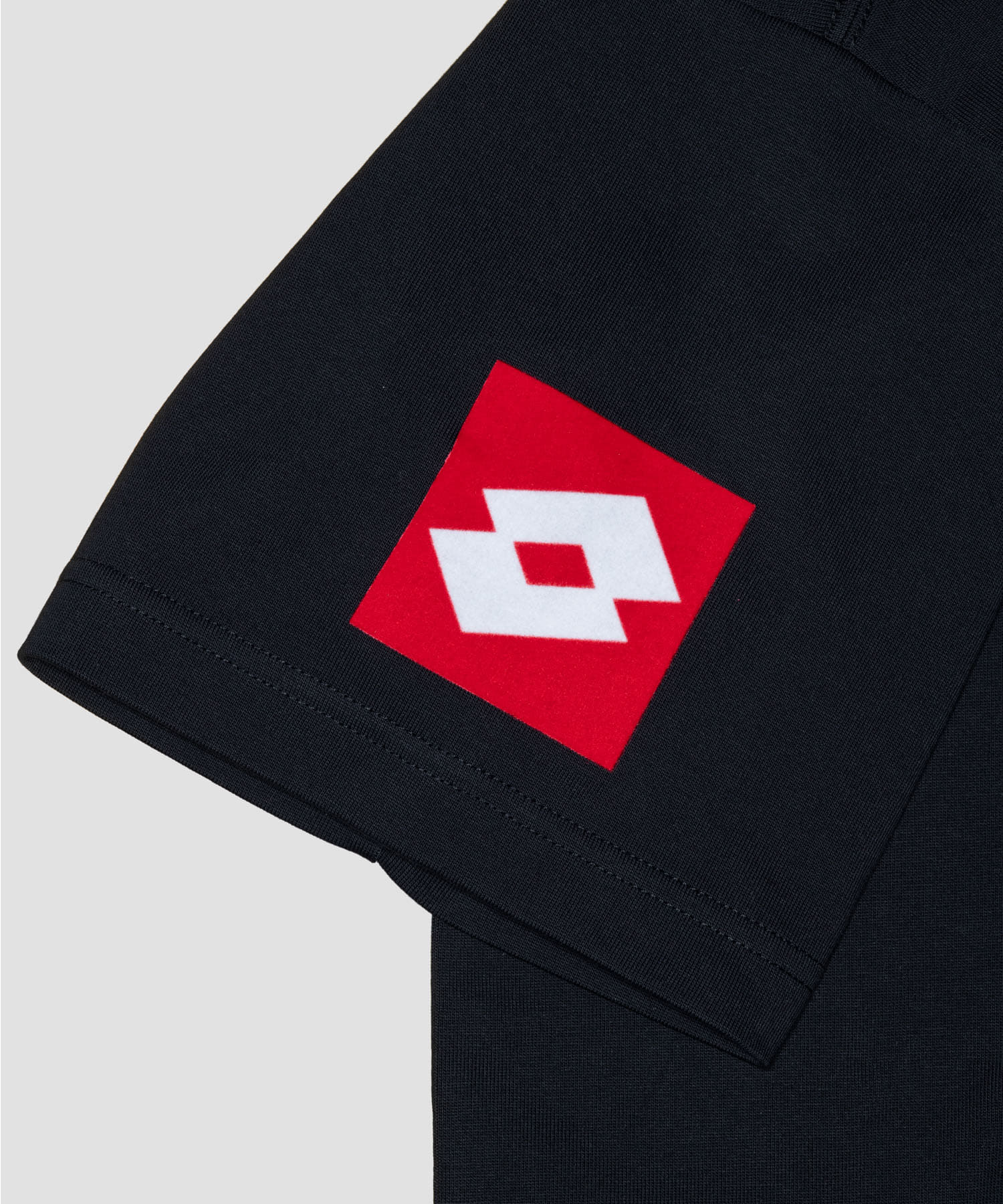 LOTTO　QUICK DRY LOGO T-SHIRTS BLACK M