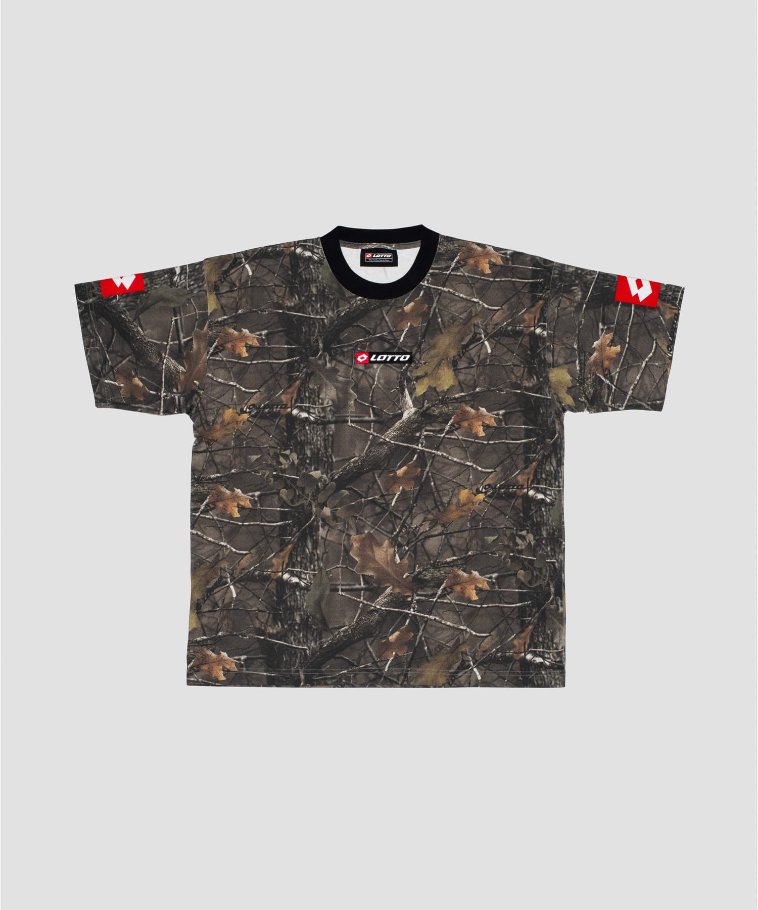 LOTTO　QUICK DRY LOGO T-SHIRTS CAMO M