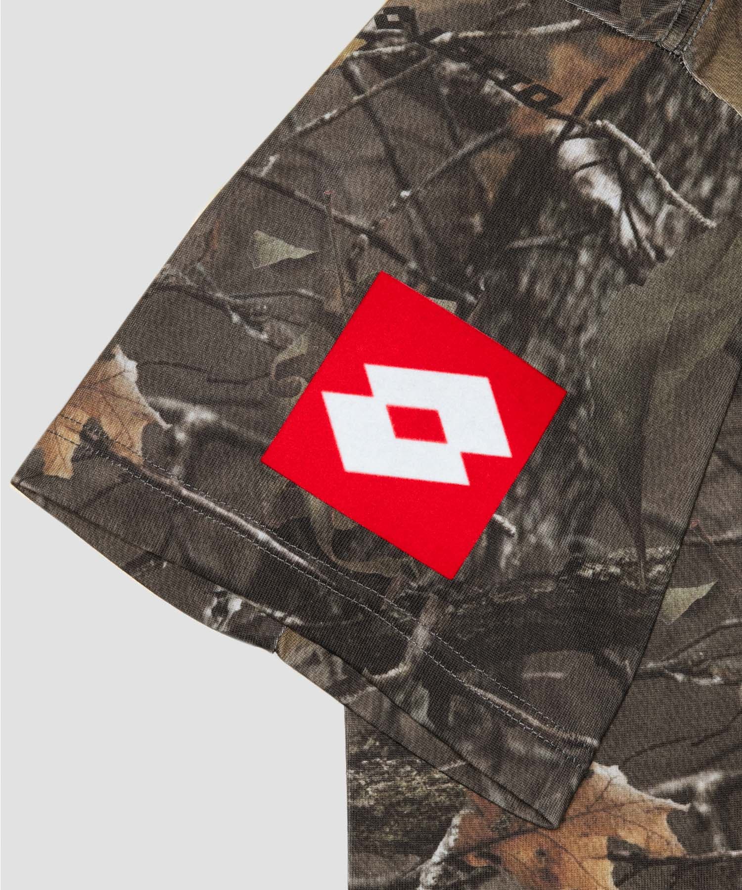 LOTTO　QUICK DRY LOGO T-SHIRTS CAMO M