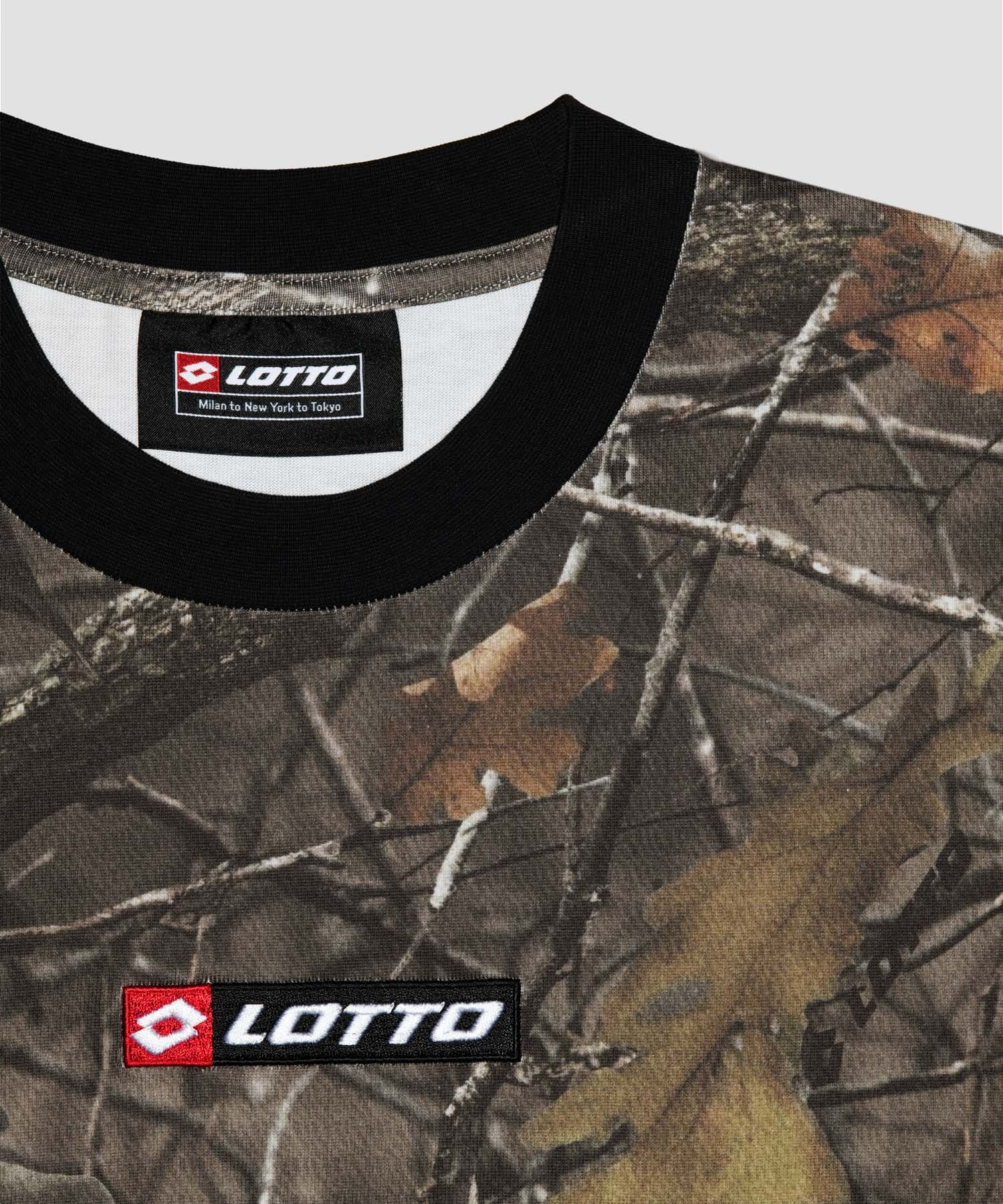 LOTTO　QUICK DRY LOGO T-SHIRTS CAMO M