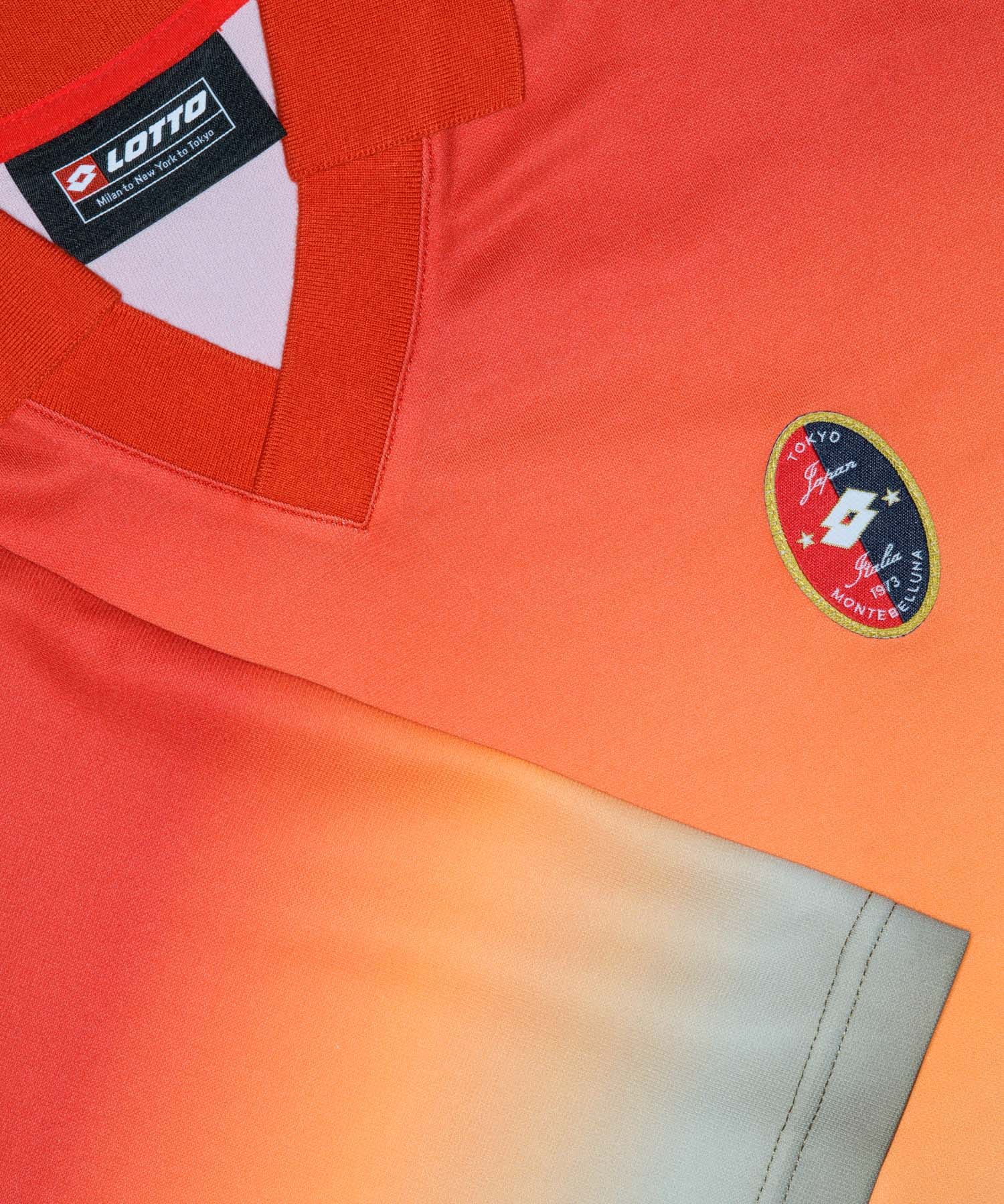 LOTTO　GRADATION GAME SHIRTS ORANGE M