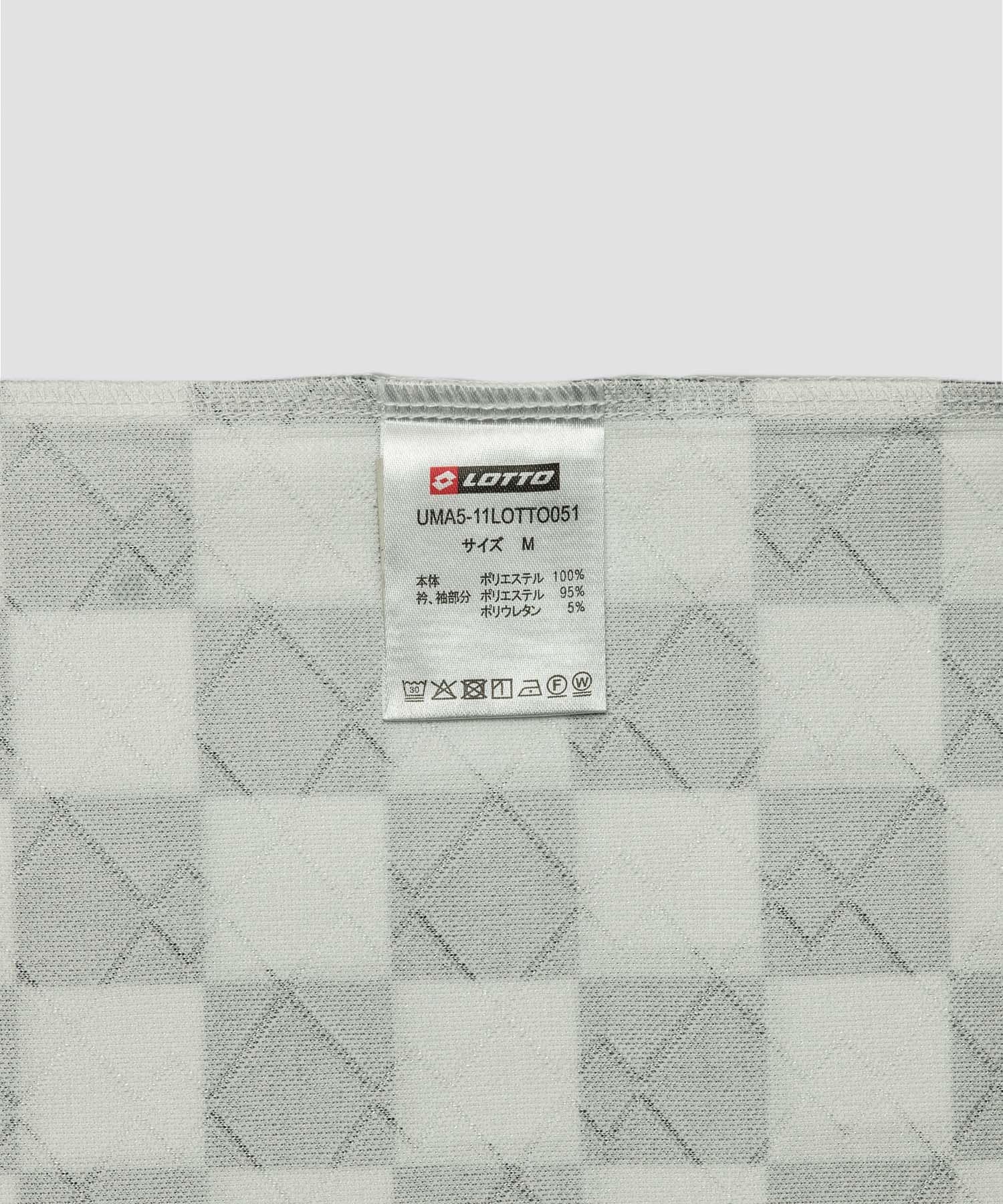 LOTTO　CHECKERD FLAG GAME SHIRTS BLACK M