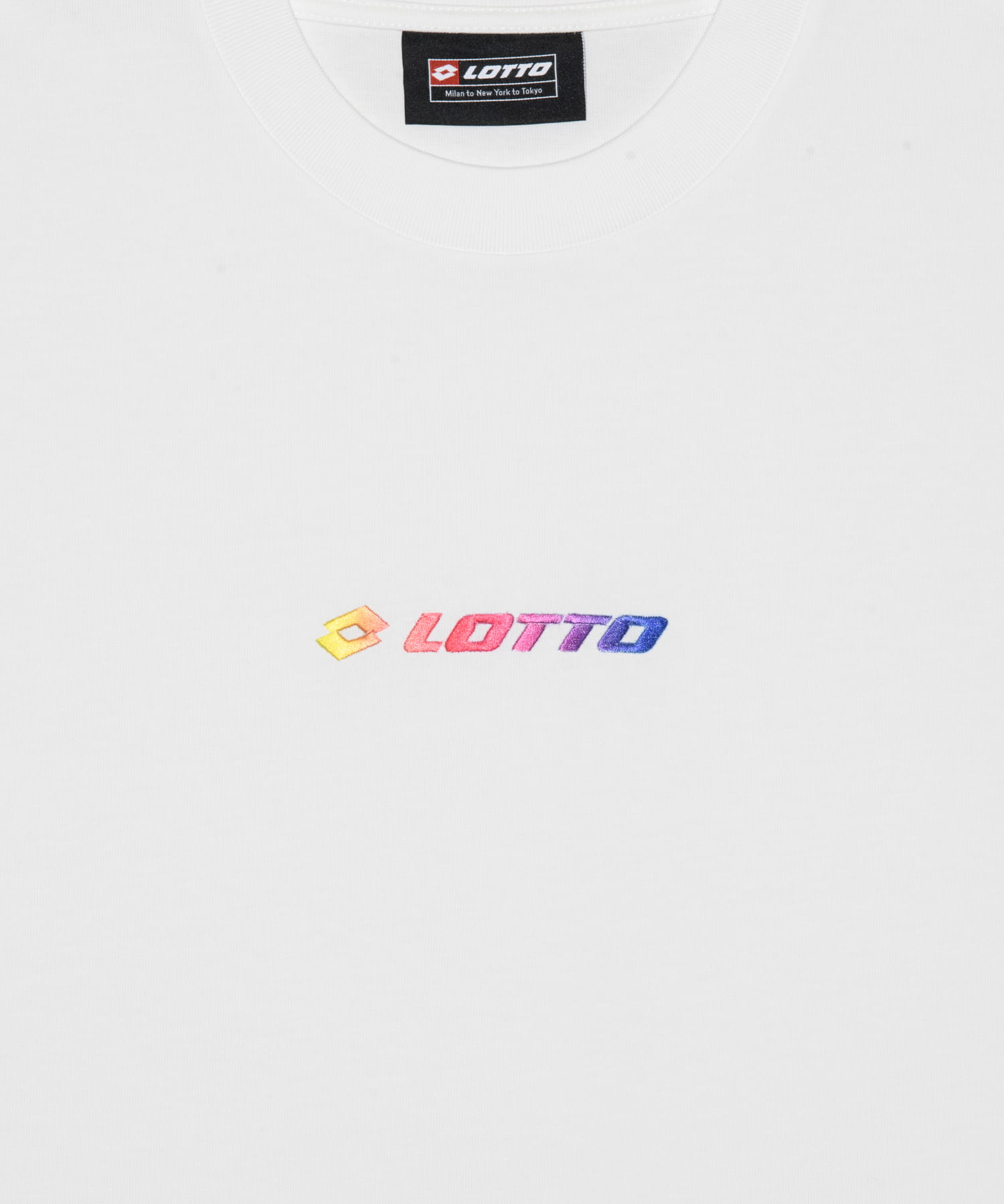 LOTTO　GRADATION LOGO T-SHIRTS WHITE M