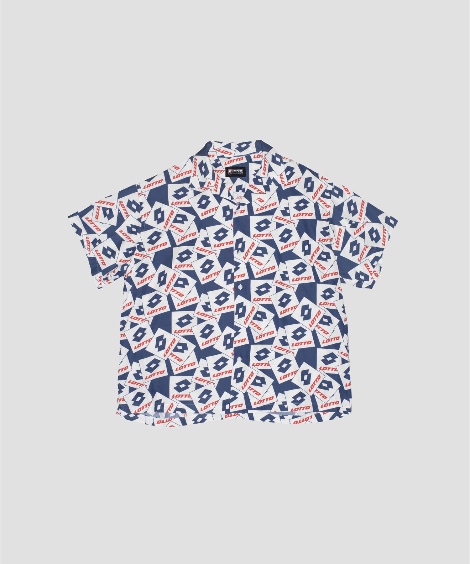 LOTTO　LOGO PATTERNED O/C SHIRTS