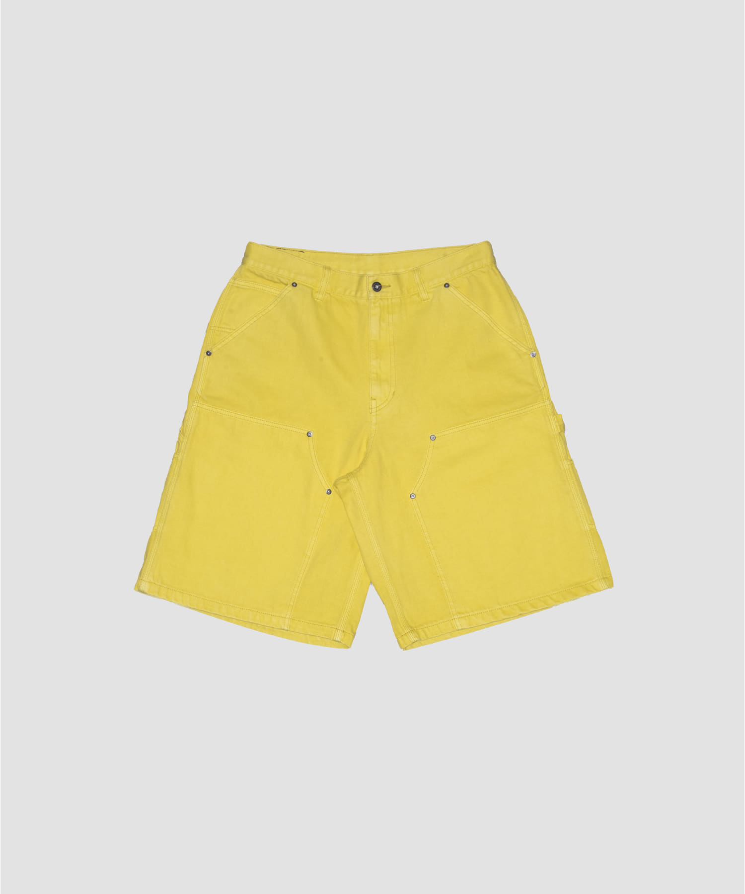 LOTTO　DOUBLE KNEE SHORTS YELLOW M