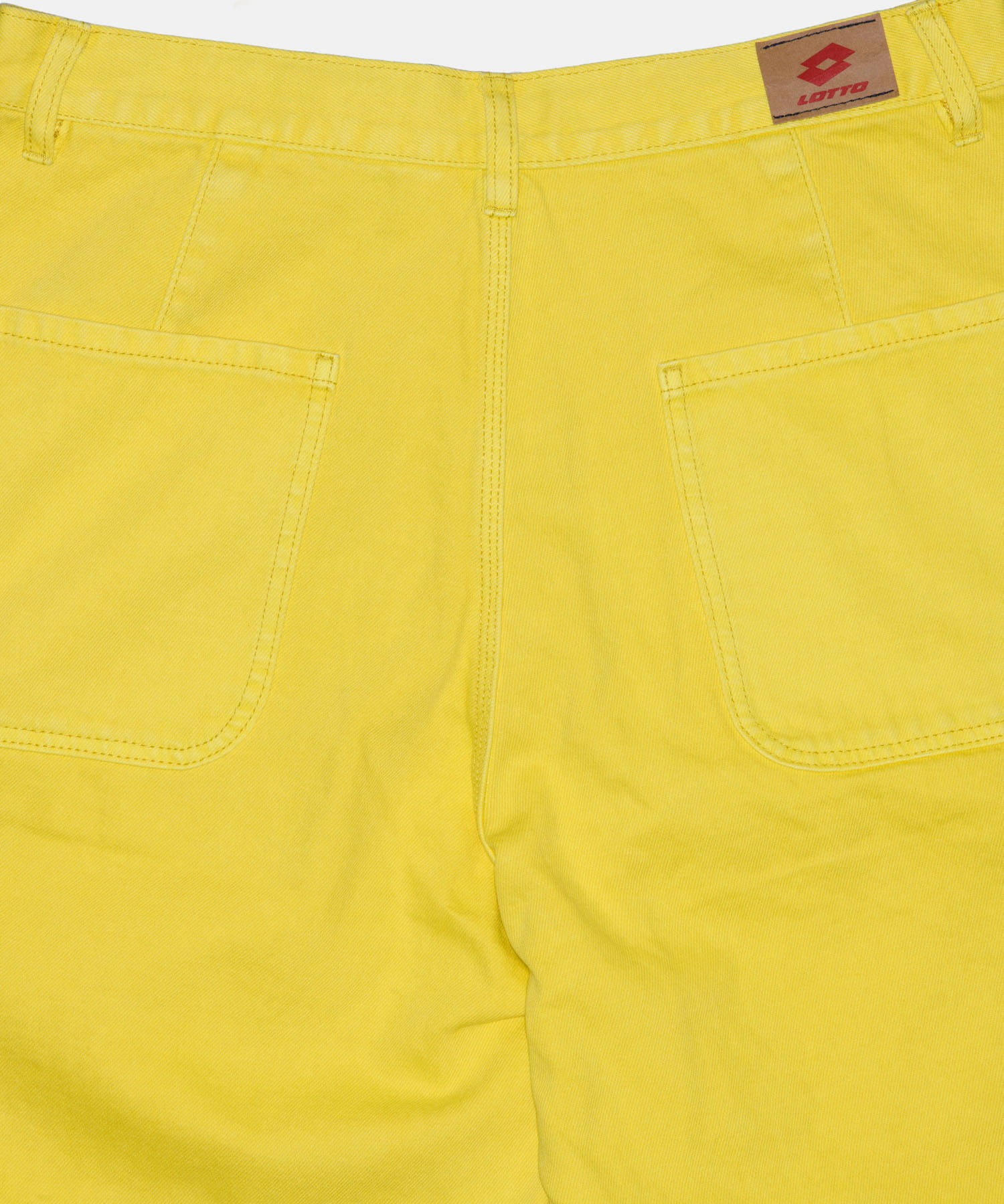 LOTTO　DOUBLE KNEE SHORTS YELLOW M