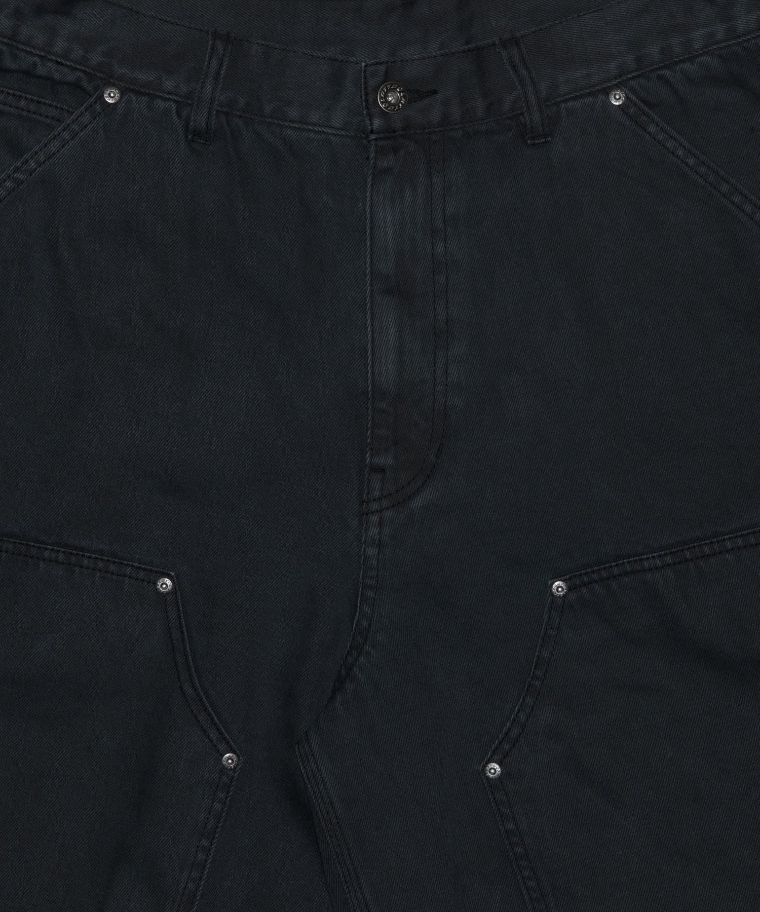 LOTTO　DOUBLE KNEE SHORTS BLACK M