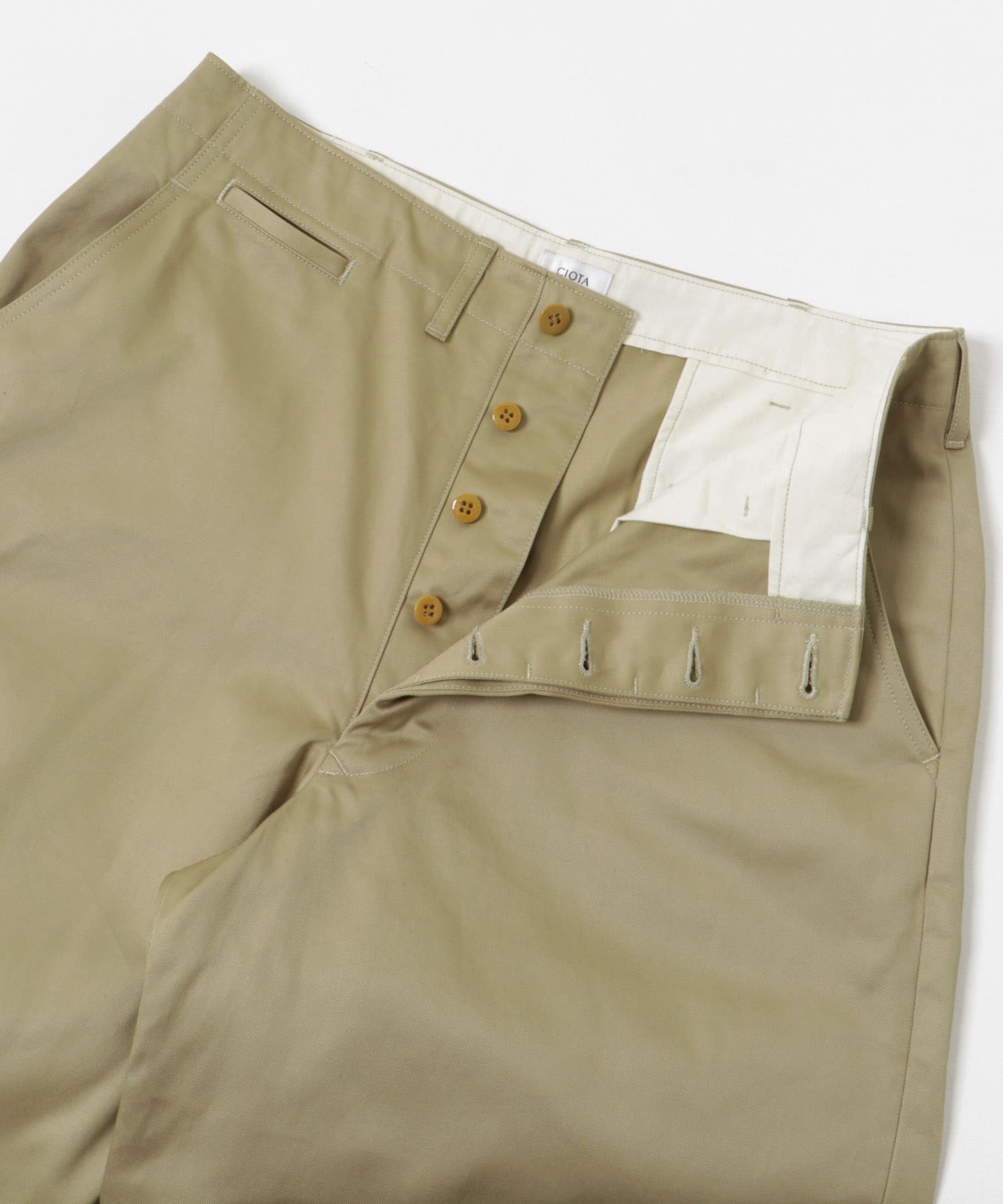 『別注』CIOTA×URBAN RESEARCH　Weapon Chino Shorts Beige 4
