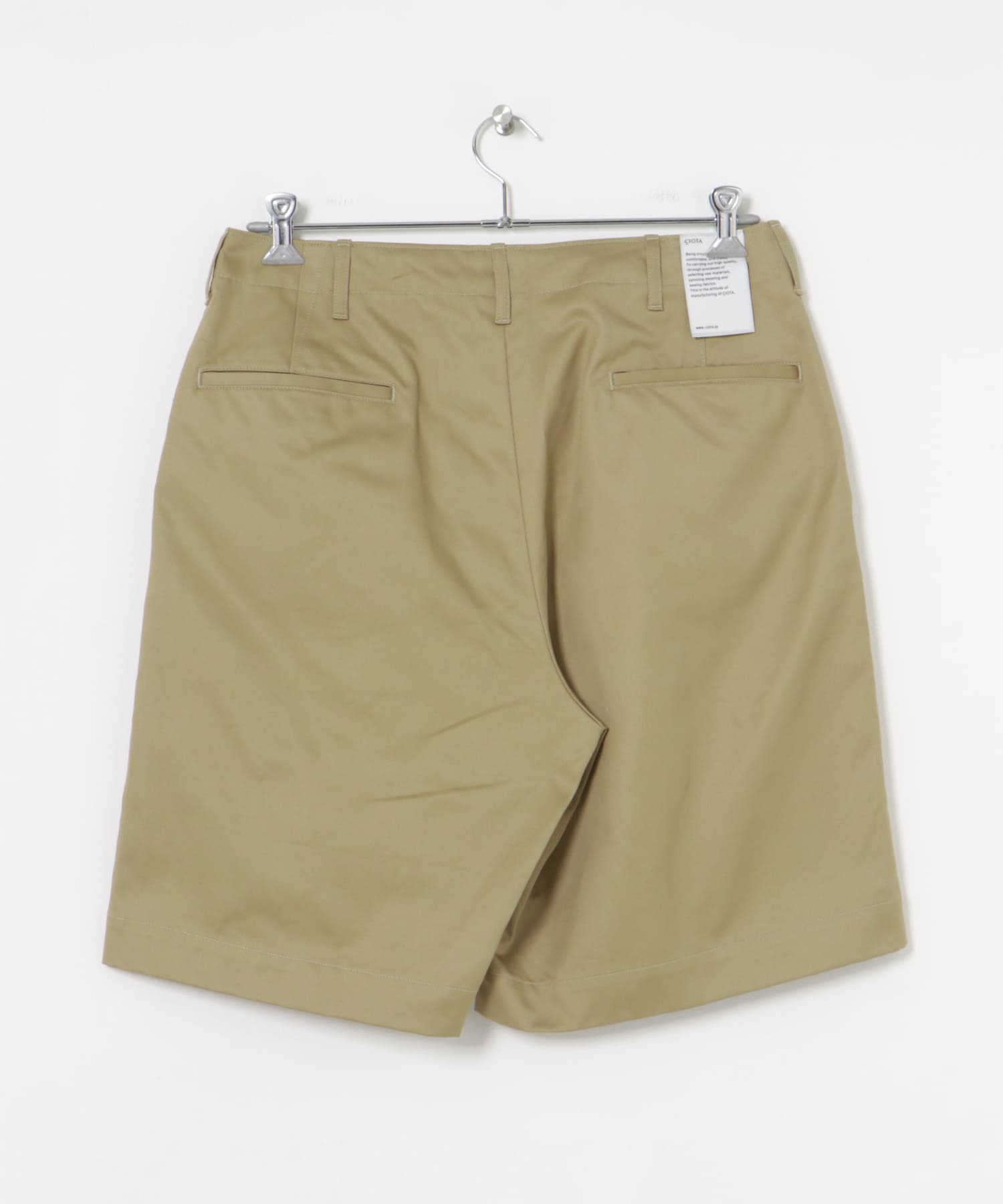 『別注』CIOTA×URBAN RESEARCH　Weapon Chino Shorts Beige 4