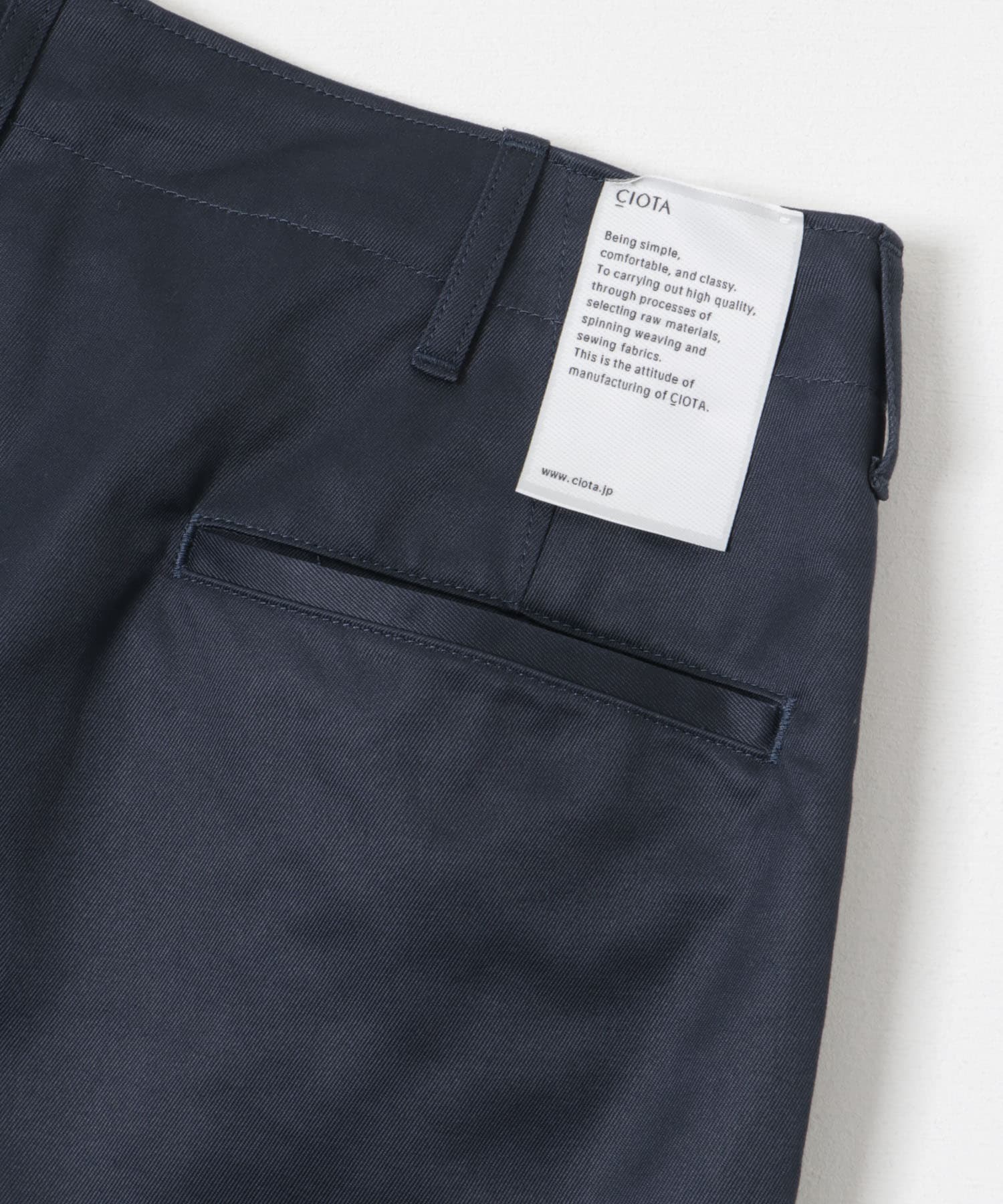 『別注』CIOTA×URBAN RESEARCH　Weapon Chino Shorts Navy 4