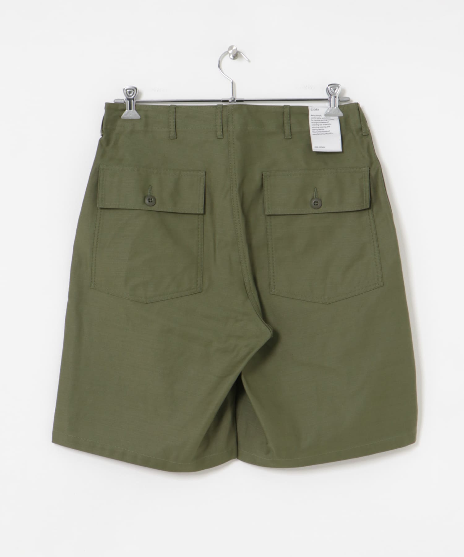 『別注』CIOTA×URBAN RESEARCH　Baker Shorts Dark Olive 4