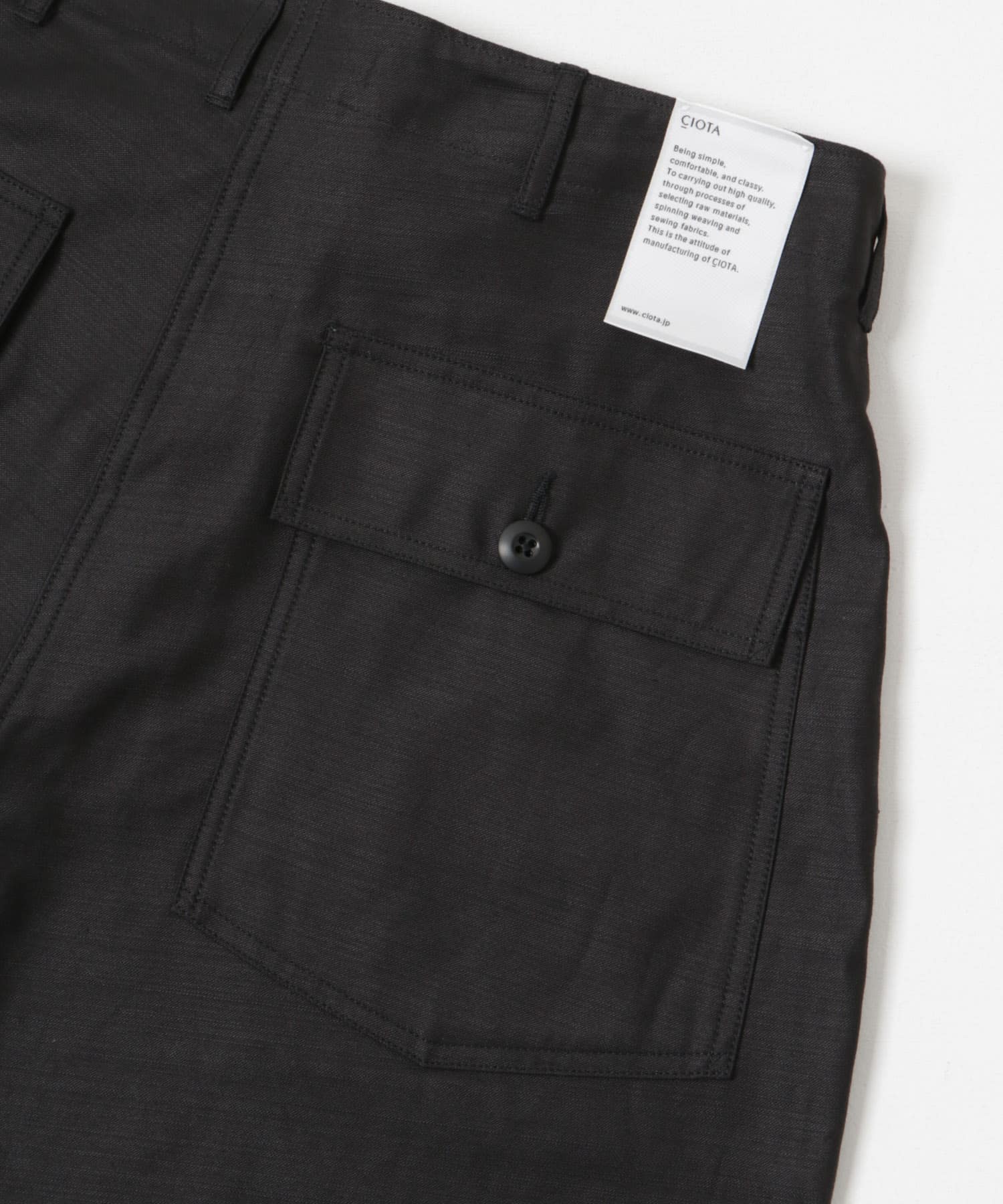 『別注』CIOTA×URBAN RESEARCH　Baker Shorts Black 4