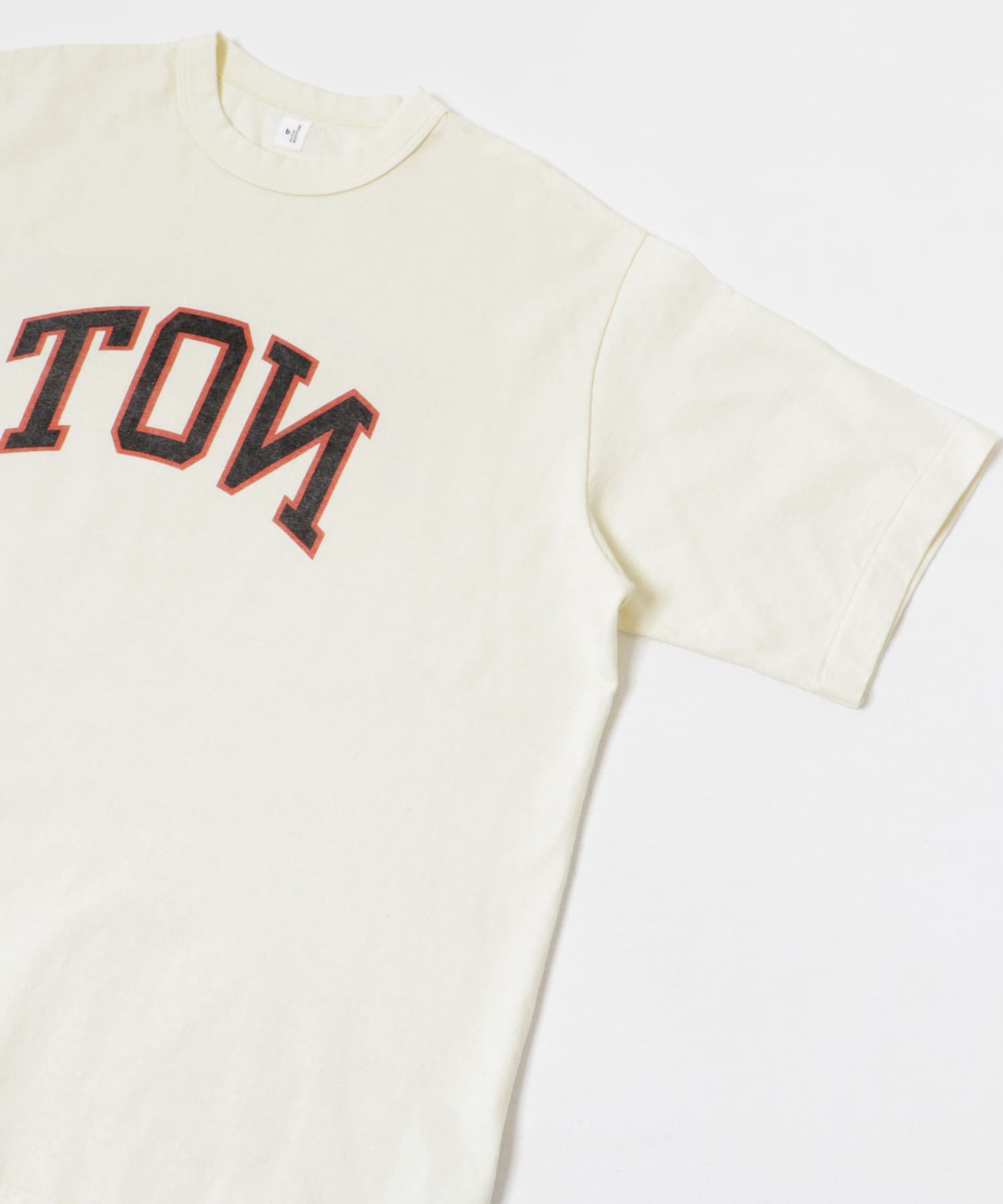 blurhmsROOTSTOCK　NOT-PRINCE Print T-shirts WIDE Ivory 3