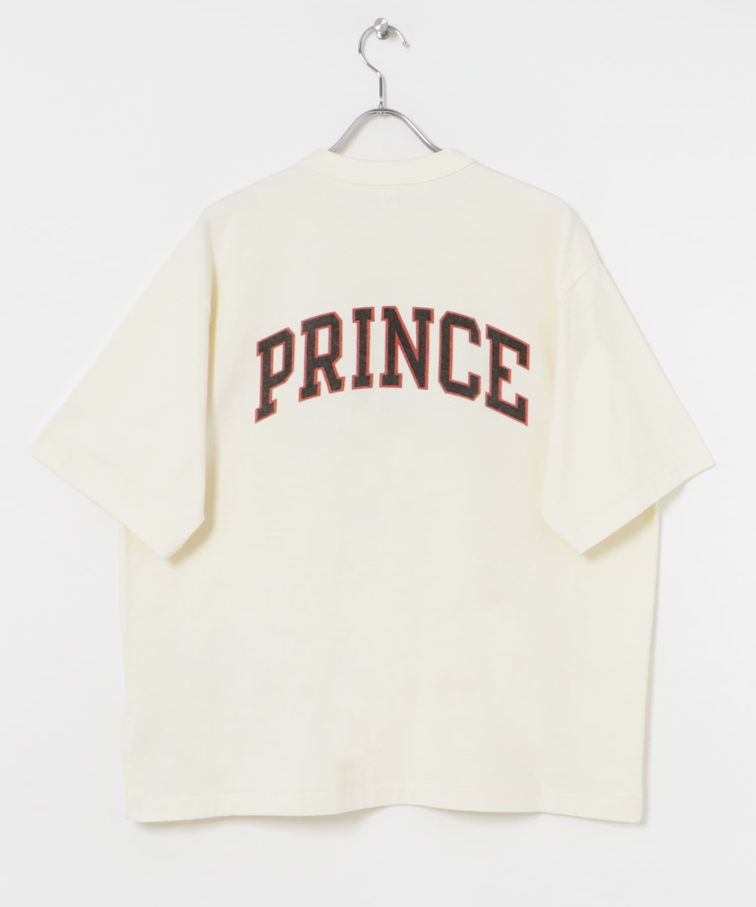blurhmsROOTSTOCK　NOT-PRINCE Print T-shirts WIDE Ivory 3