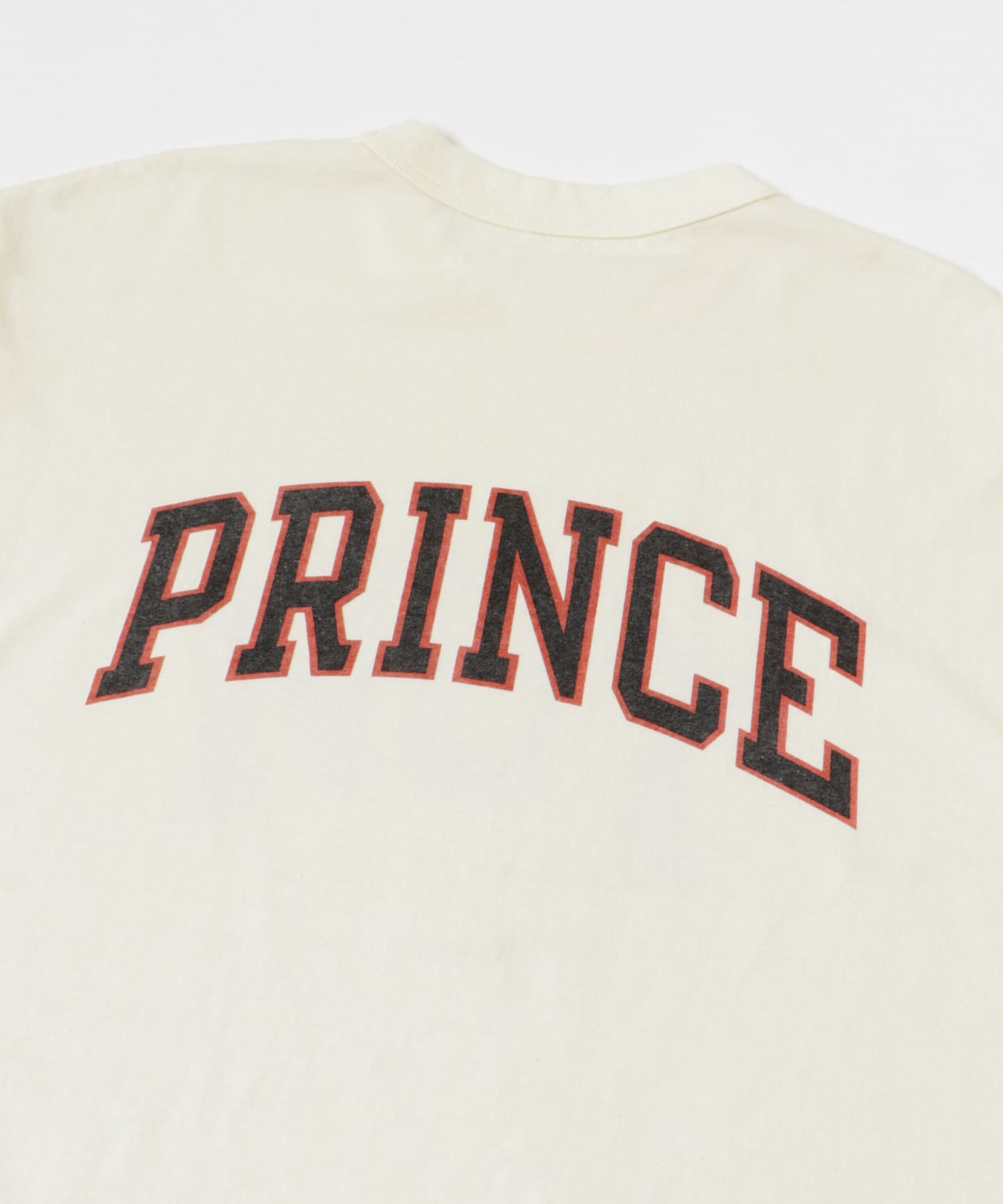 blurhmsROOTSTOCK　NOT-PRINCE Print T-shirts WIDE Ivory 3