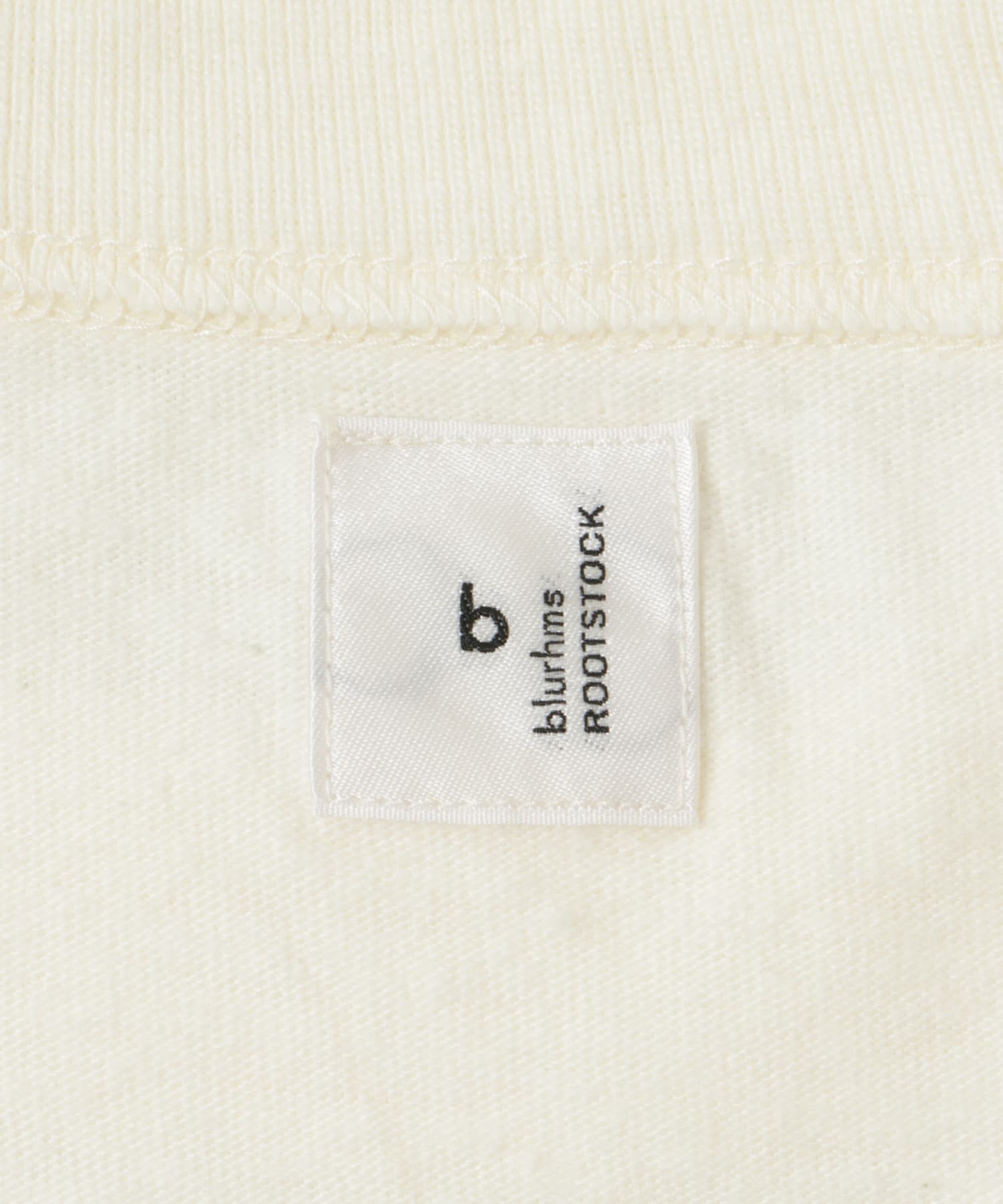 blurhmsROOTSTOCK　NOT-PRINCE Print T-shirts WIDE Ivory 3