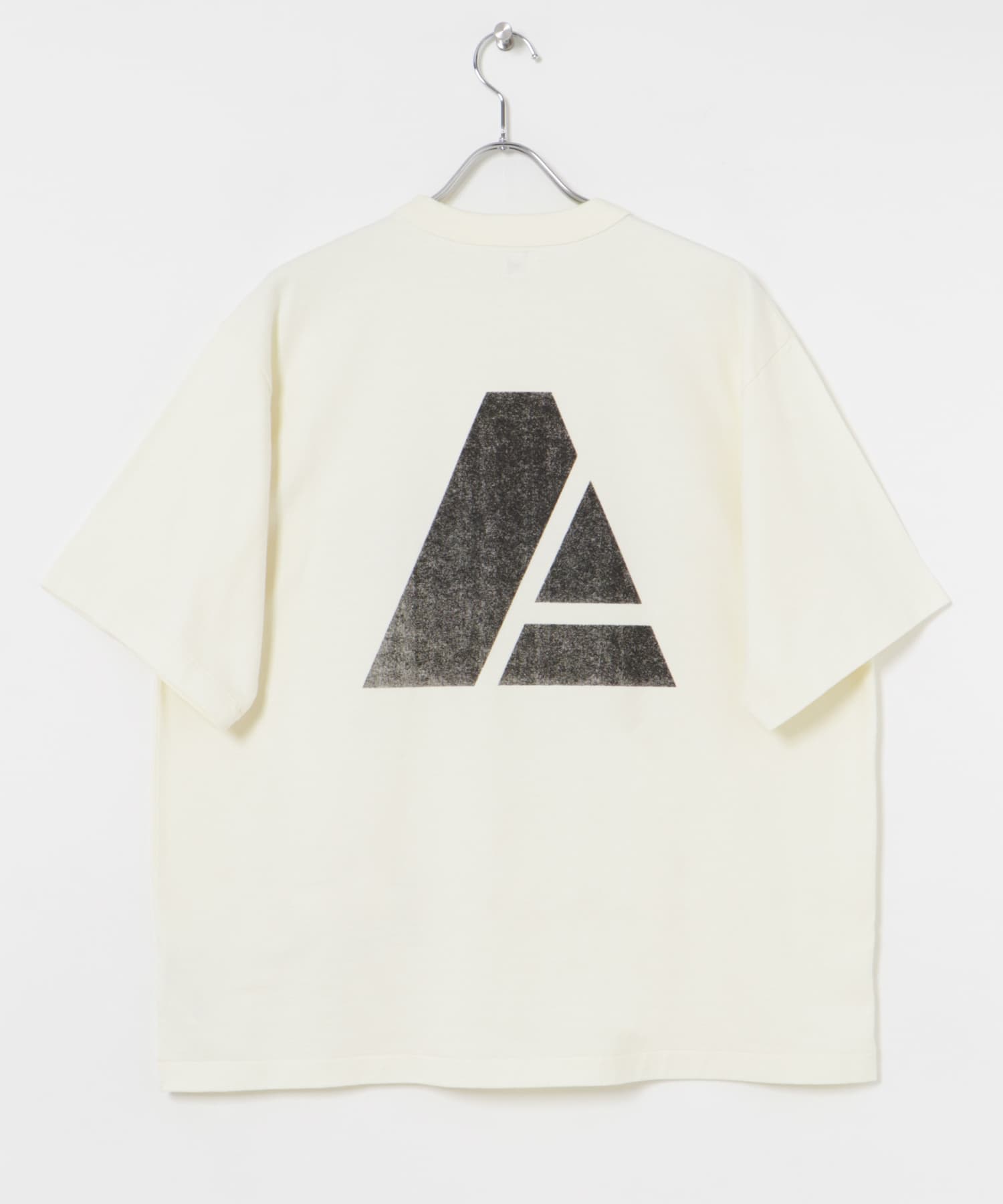 blurhmsROOTSTOCK　ARMEE Print T-shirts WIDE Ivory/Blk 3