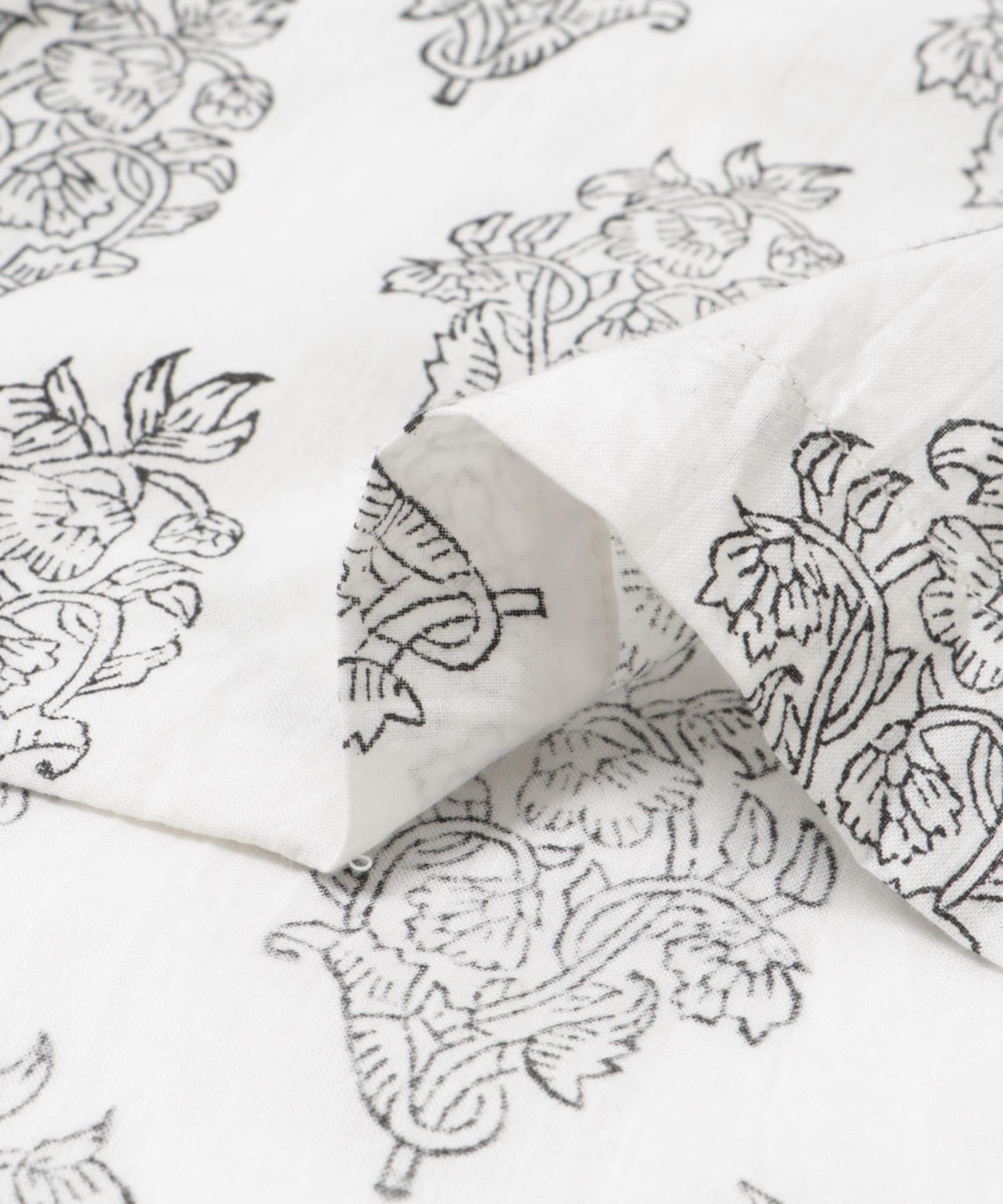 COUTURE D’ADAME　Block Print Summerwear WHT/BLK 40
