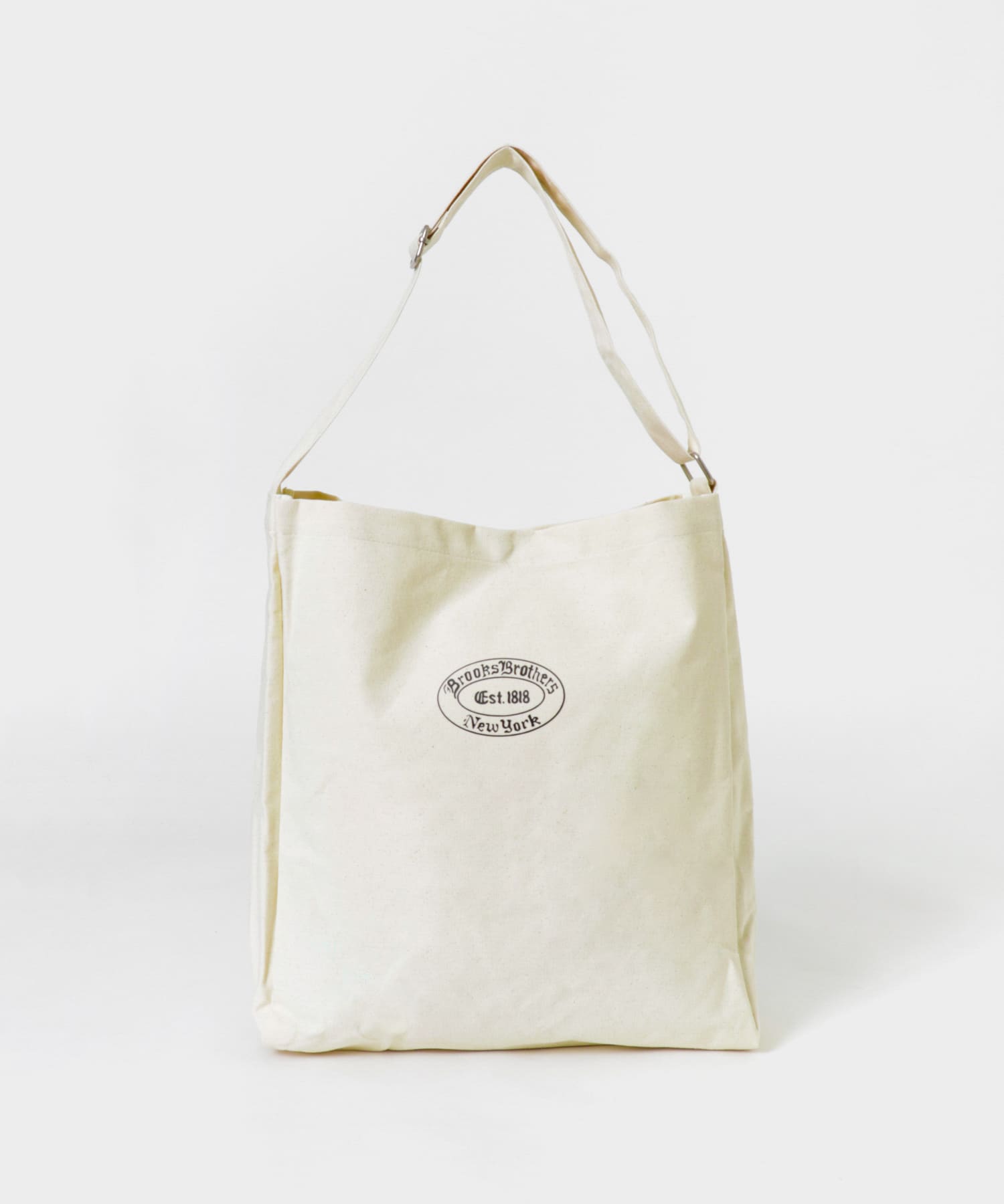 『別注』BROOKS BROTHERS×UR　CANVAS SHOULDER BAG NATURAL one