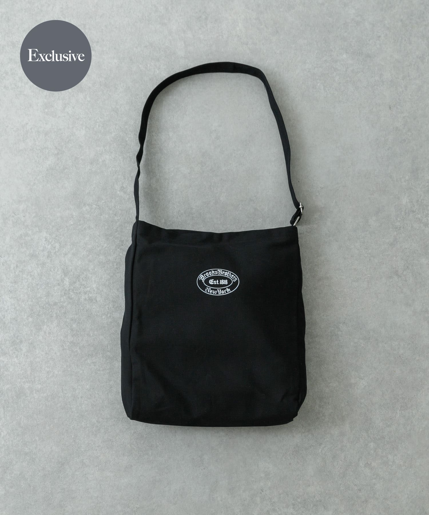 『別注』BROOKS BROTHERS×UR　CANVAS SHOULDER BAG BLACK one