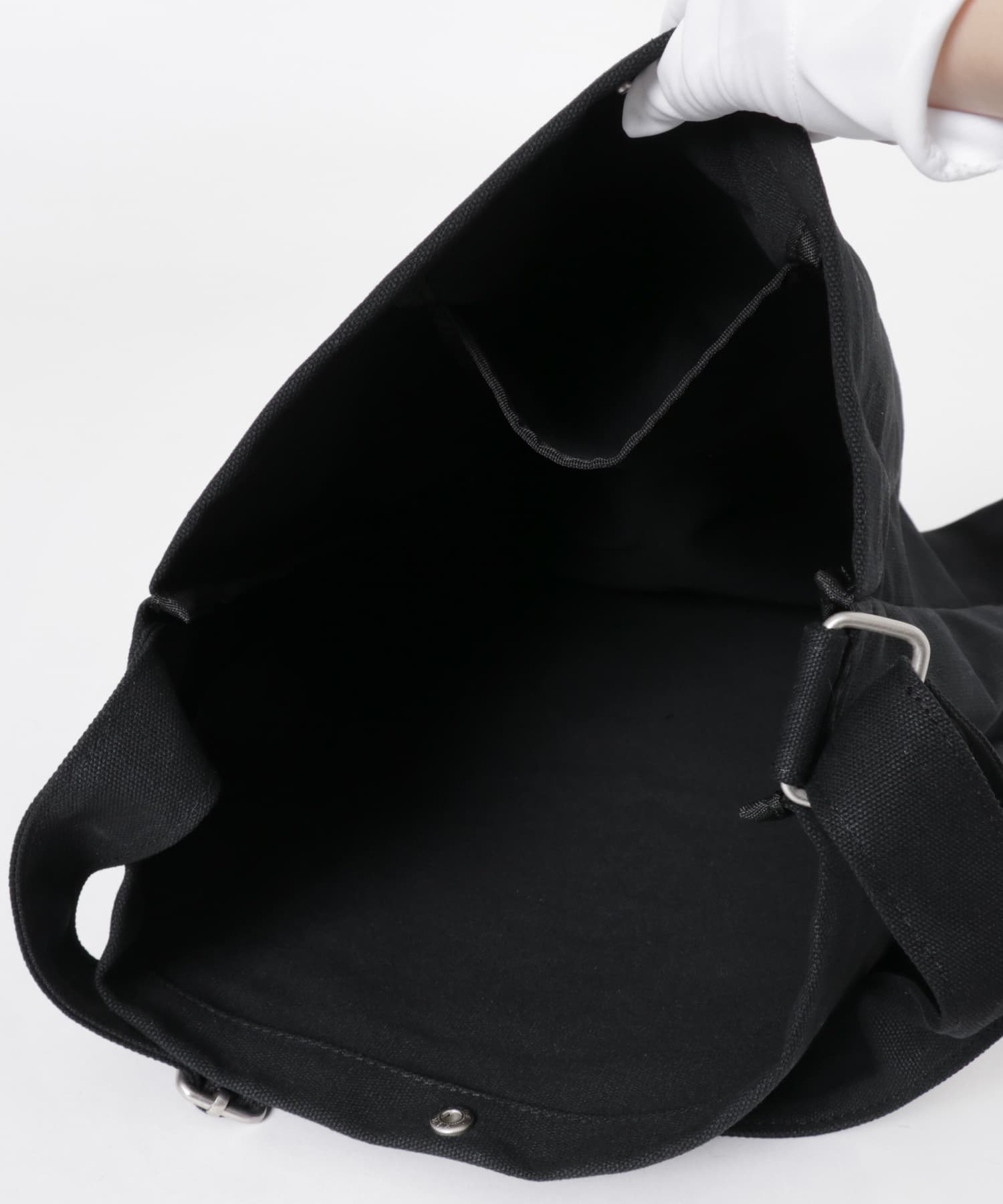 『別注』BROOKS BROTHERS×UR　CANVAS SHOULDER BAG BLACK one