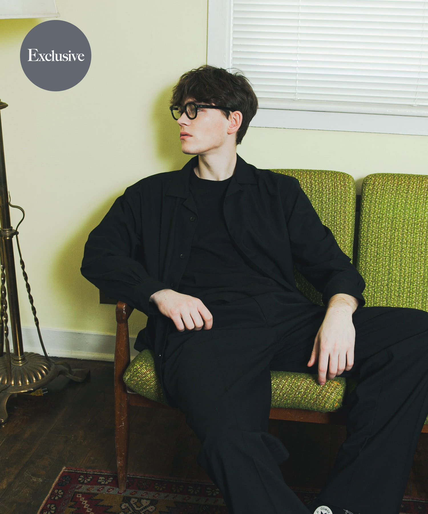 『別注』BROOKS BROTHERS×UR　OPEN COLLAR L/S SHIRTS