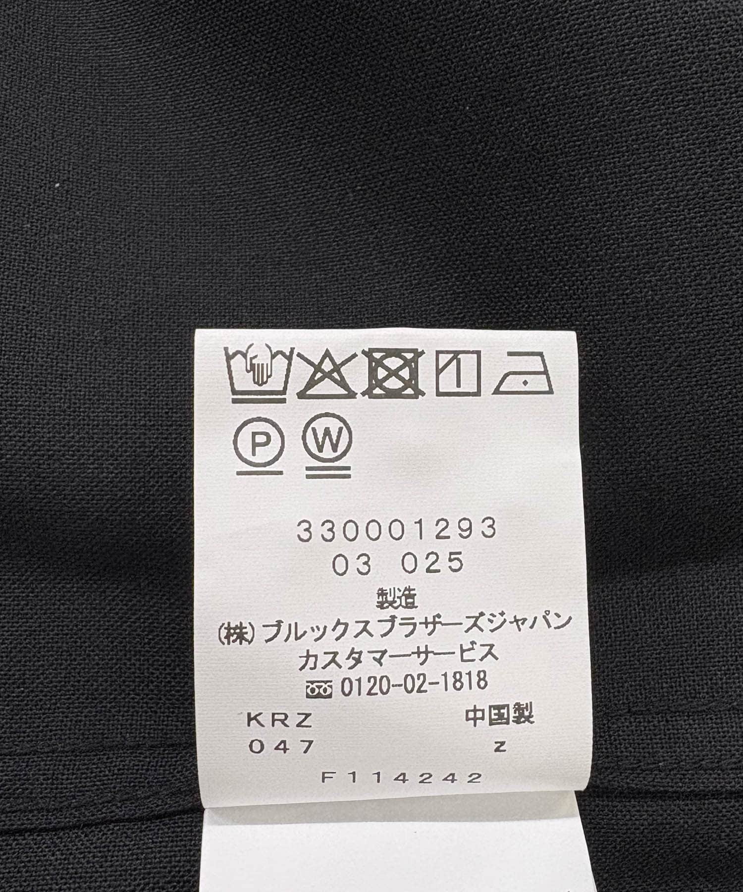 『別注』BROOKS BROTHERS×UR　OPEN COLLAR L/S SHIRTS BLACK M