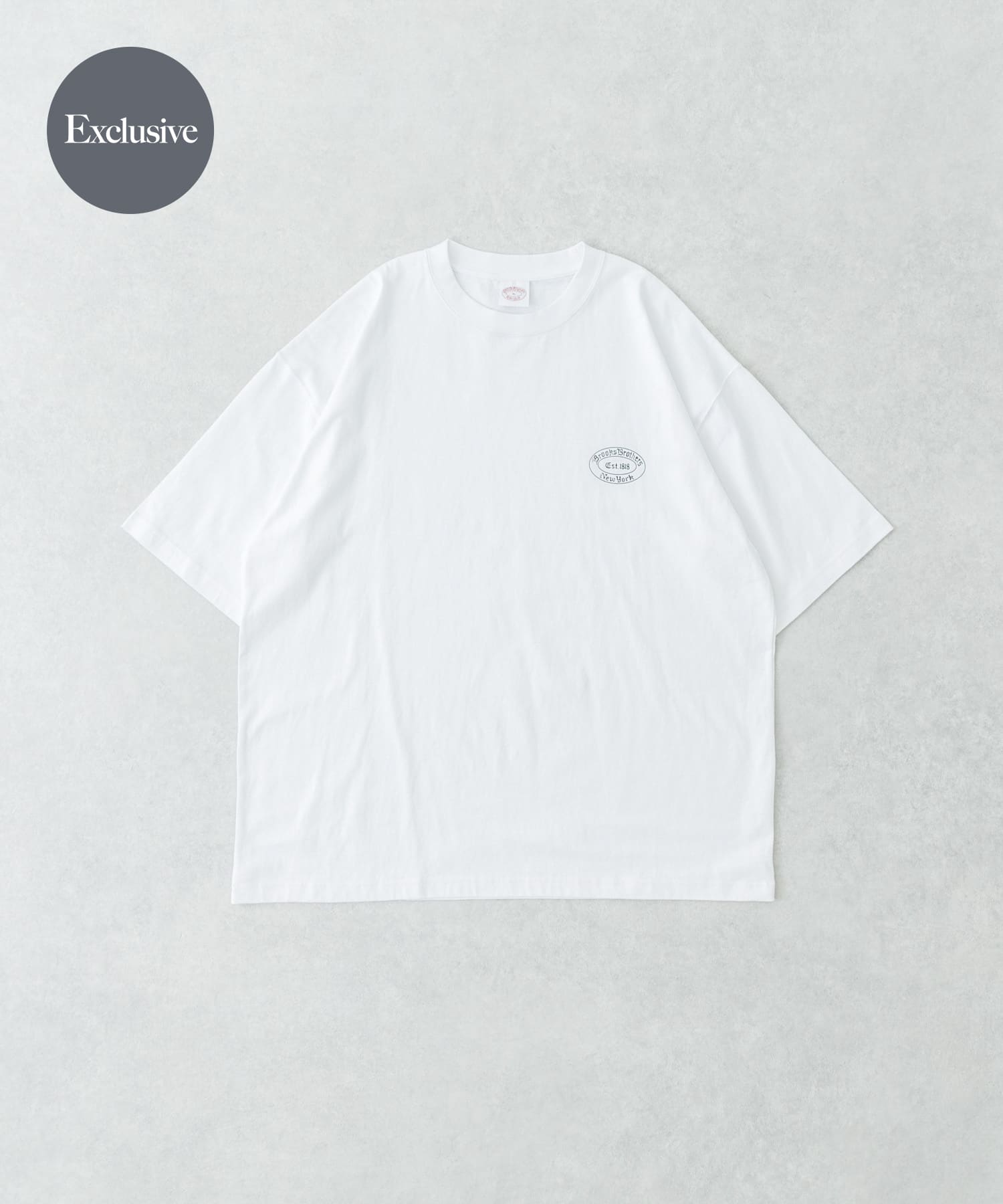 『別注』BROOKS BROTHERS×UR　OVAL LOGO S/S T-SHIRTS