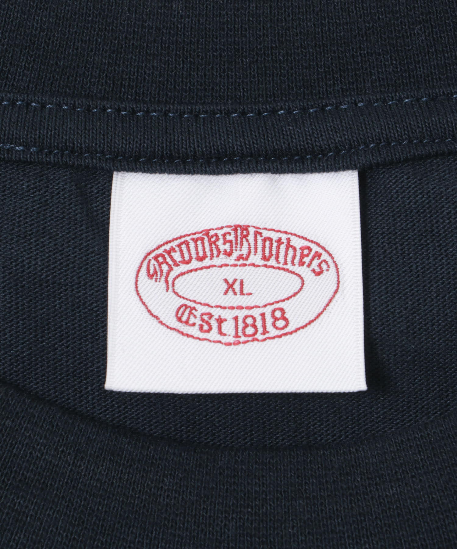 『別注』BROOKS BROTHERS×UR　OVAL LOGO S/S T-SHIRTS NAVY M