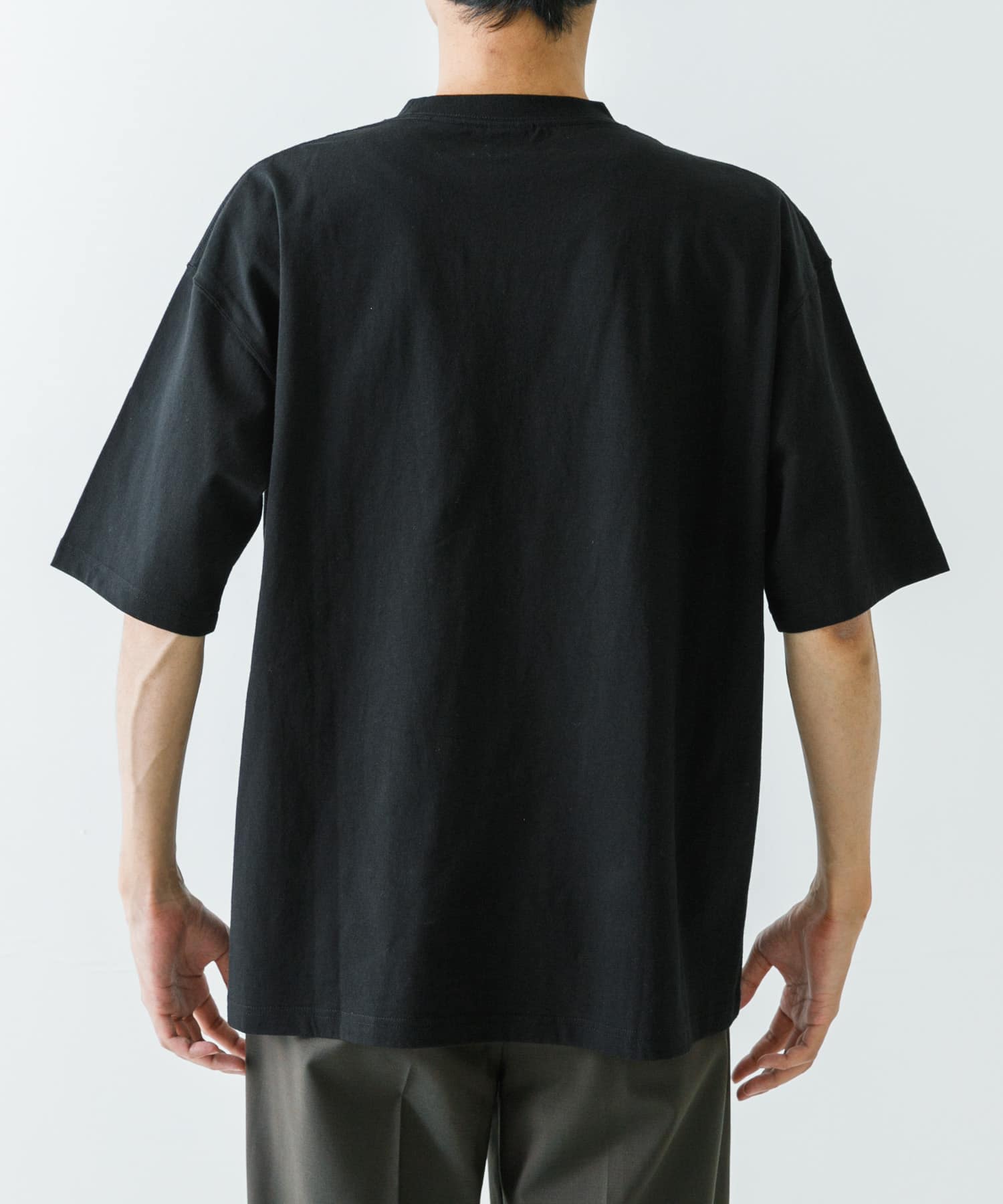 別注』BROOKS BROTHERS×UR OVAL LOGO S/S T-SHIRTS(M BLACK): トップス