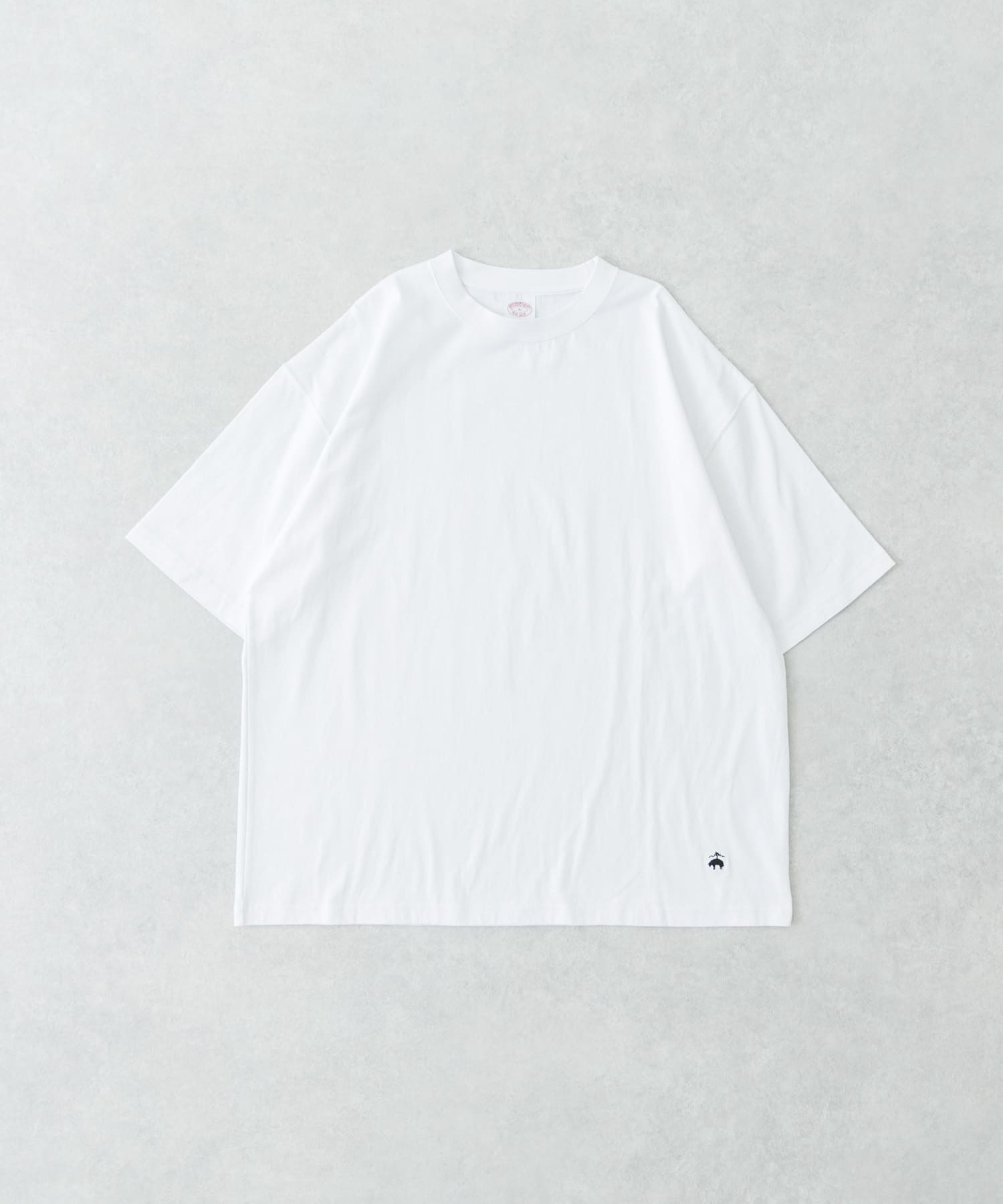 『別注』BROOKS BROTHERS×UR　GF LOGO S/S T-SHIRTS WHITE L