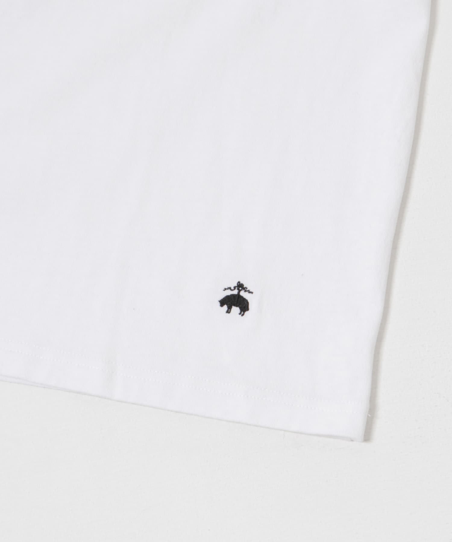 『別注』BROOKS BROTHERS×UR　GF LOGO S/S T-SHIRTS WHITE M