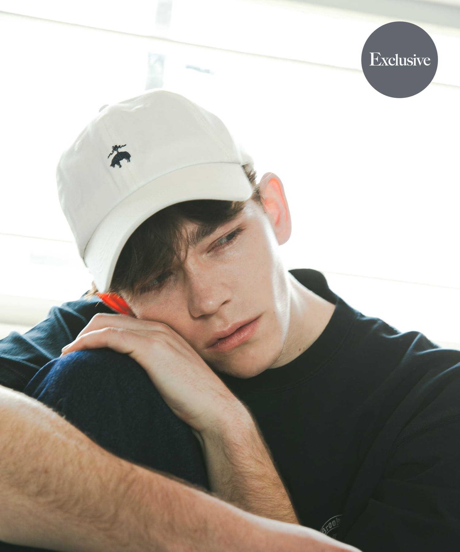 『別注』BROOKS BROTHERS×UR　GF COTTON TWILL CAP WHITE one