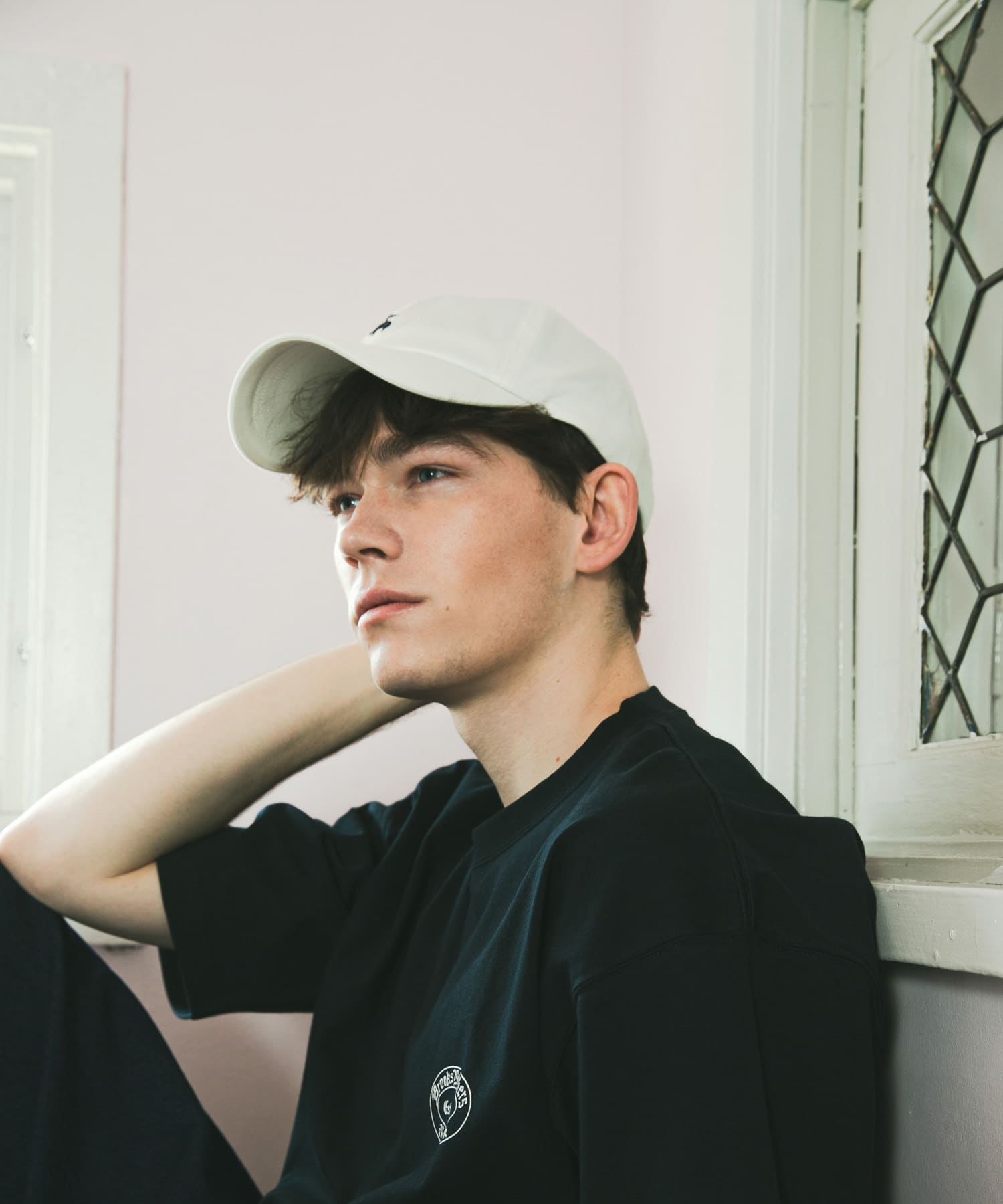 『別注』BROOKS BROTHERS×UR　GF COTTON TWILL CAP WHITE one